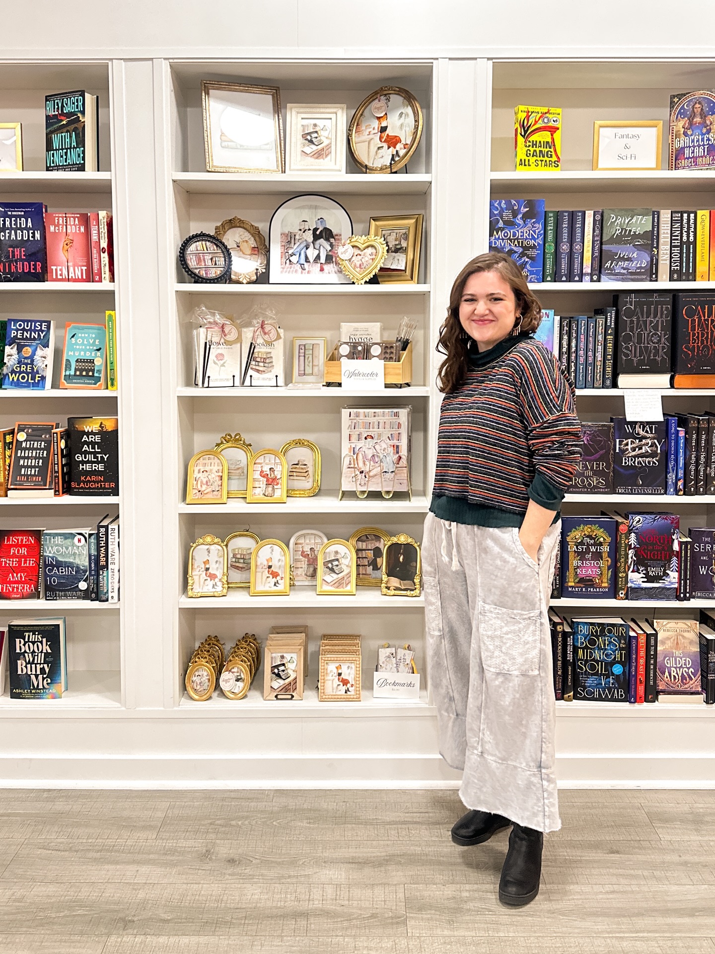 ✨NEW RETAIL LOCATION ✨ You can now find my framed prints, watercolor workbooks, bookmarks, and (very soon) candle collection at Ink & Page Book Boutique!
I am so grateful to have my work in another Downtown Overland Park spot! When we said goodbye to The Old Mango last Spring, I no longer had a home for my full range of retail offerings in OP. My display at Ink & Page feels like coming home!
Thank you to Erin and her team for inviting me into their beautiful space. I can’t wait to share more with you!
#artskc #kansascityartist #overlandpark #shopsmallkc #shoplocalkc