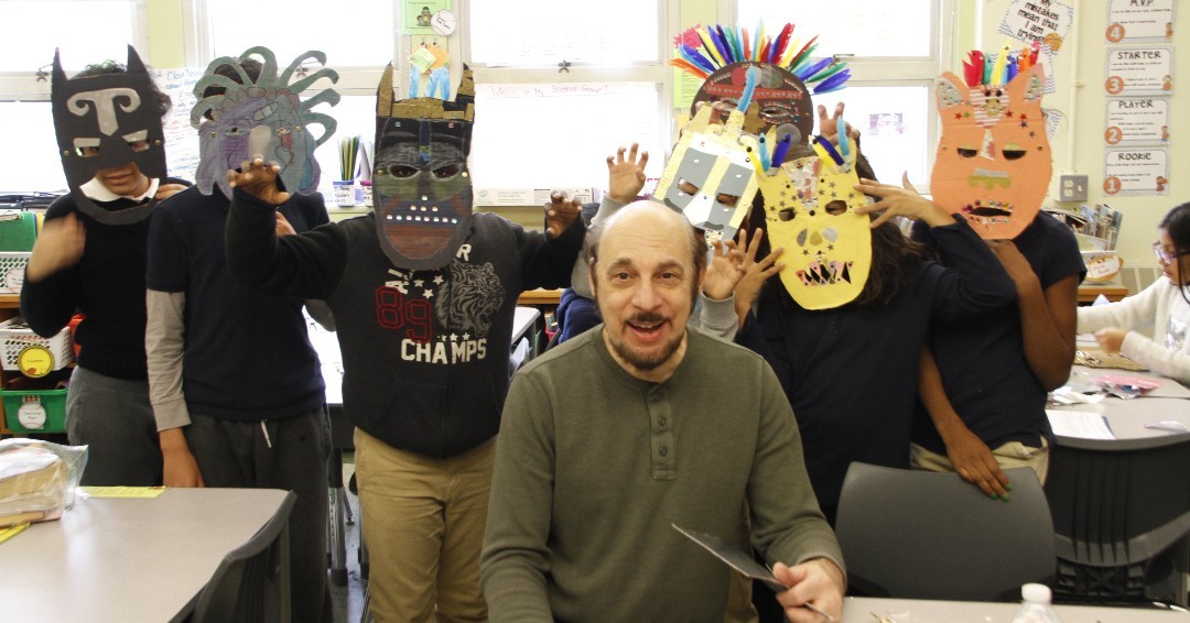 Strike a pose!
Our students are learning about early civilizations and creating amazing colorful masks!
4th Grade students in PS/MS 315 in the Bronx, NY, worked with
Puppetry in Practice's Author/Illustrator Angelo DeCesare to explore ancient civilizations through art making.
#puppetryinpractice #studentarts #artsinschools #culturalstudies #multiculturalism #nycschools #nycdoe
For more information visit www.PuppetryInPractice.org