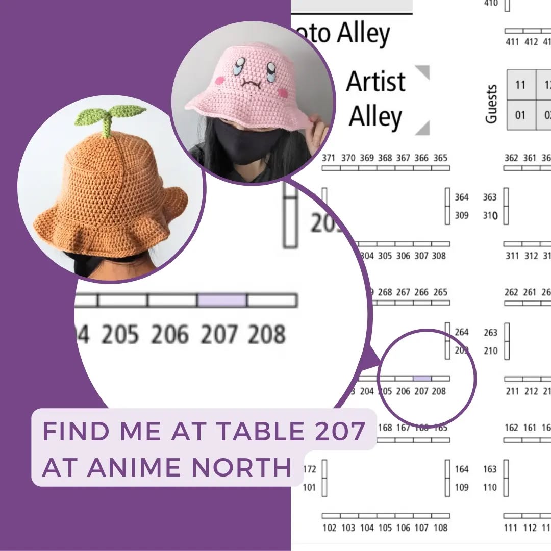 Less than 1 week left until Anime North! Come find me at Table 207 near the Pro Plaza 🔥