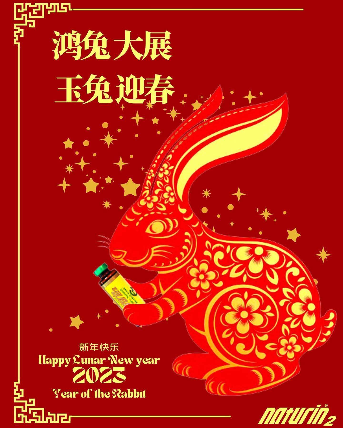 Happy Lunar New Year! 🐰 🧧 🧨The Year of the Water Rabbit is the year of hope! We hope that joy and good luck follows you everywhere you go, with peace and longevity blessing your career and relationships. 🍀🥳💐
新年快乐!祝大家身体健康,万事如意,玉兔迎春,财源广进! 🐰🏮 💰