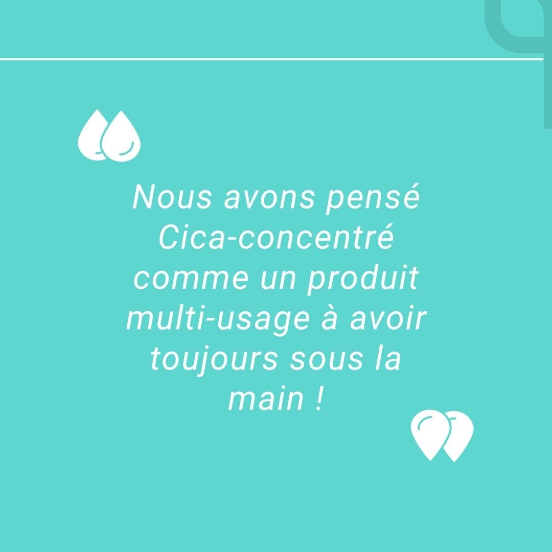 Cica-concentré, c'est le soin réparateur à base d'huiles essentielles qui viennent régénérer, assainir et apaiser les peaux endommagées et les affections cutanées.
La composition 100% naturelle de Cica-concentré qui regroupe des huiles essentielles ou des huiles végétales actives, permet de calmer les rougeurs et le réflexe de grattage de l épiderme. Il peut être utilisé aussi bien pour les petits bobos du quotidien (brûlures, cicatrices), comme pour les affections plus sévères ou encore le soin des tatouages.
Le petit plus ? Il est formulé et élaboré à Bourges, dans le Berry par notre pharmacienne aroma-thérapeute, Cécile.
Pour en savoir plus, n'hésitez pas à aller faire un tour sur notre site : https://www.ianthis.com