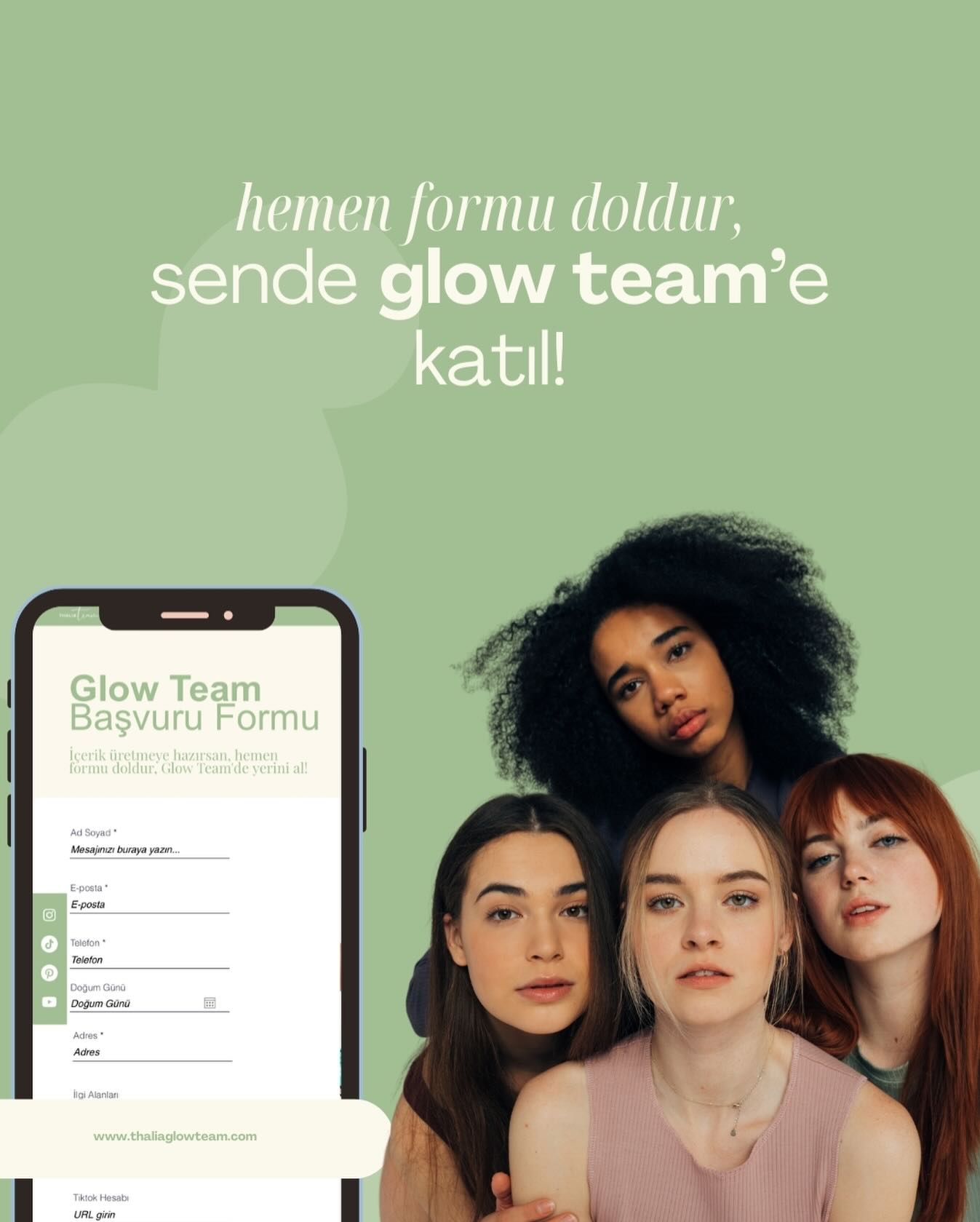 Thalia Glow Team başvuruları devam ediyor! Yeni gruplar Şubat ayında açılacaktır. Hemen formu doldur, sende aramıza katıl!💚💫
#thalianatural #glowteam #influencer #içeriküreticisi