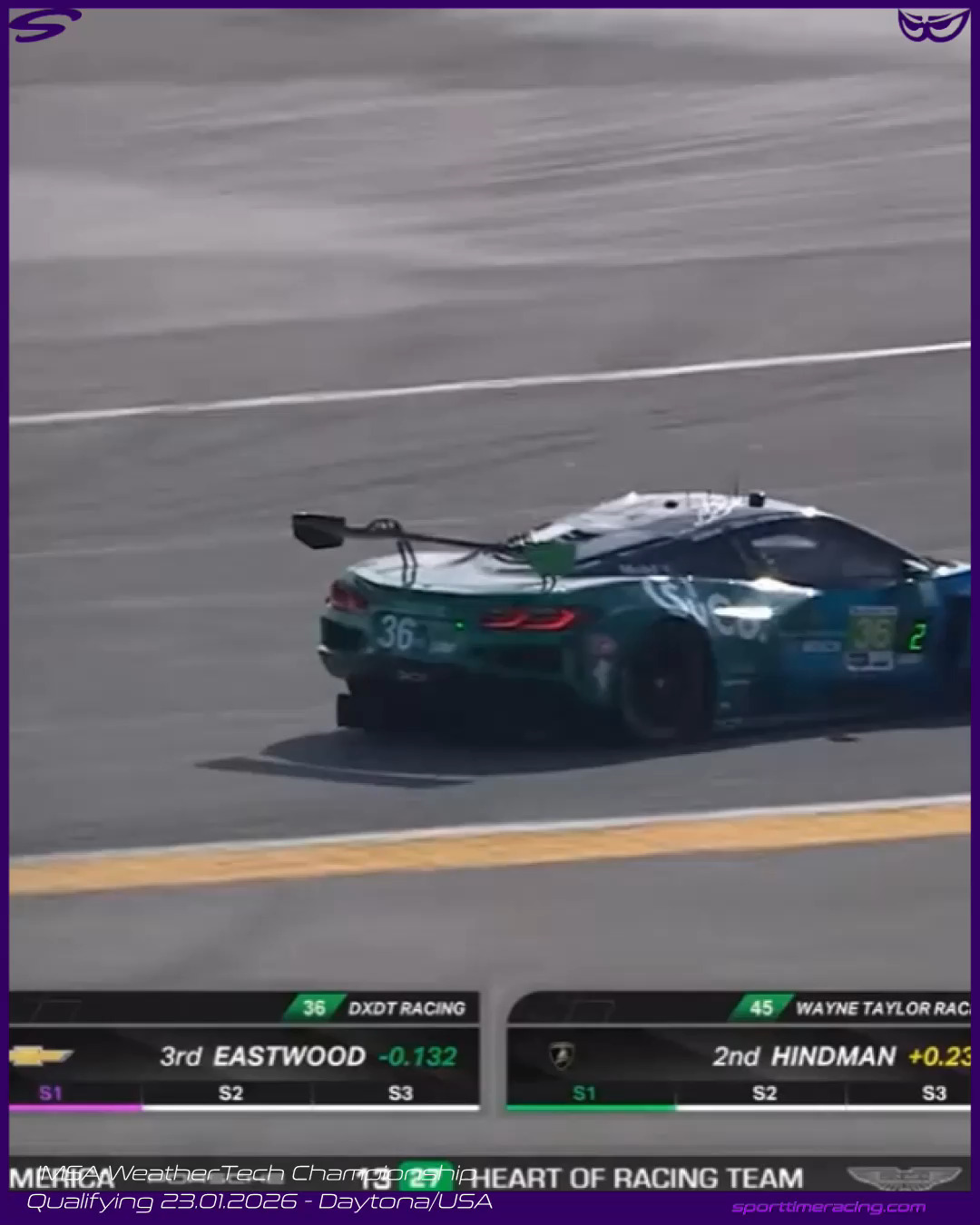 IMSA-WeatherTech Championship
Qualifying 23.01.2026
Daytona/USA
#imsa #imsaracing #imsaweathertechsportscarchampionship