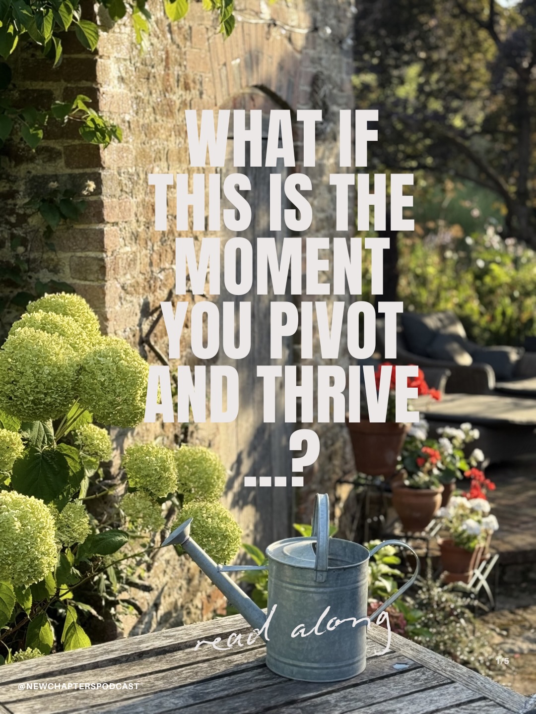 Sometimes life throws you a curve ball and knocks you off course for a moment. But I’ve come to believe those moments matter - they force a pause, a pivot, a recalibration.
I’m endlessly inspired by people who turn disruption into opportunity. Pressure, after all, has a way of revealing what we’re really made of...
It’s where the most interesting chapters are often written...
#newchapterspodcast #pivotandthrive #pressureisaprivilege