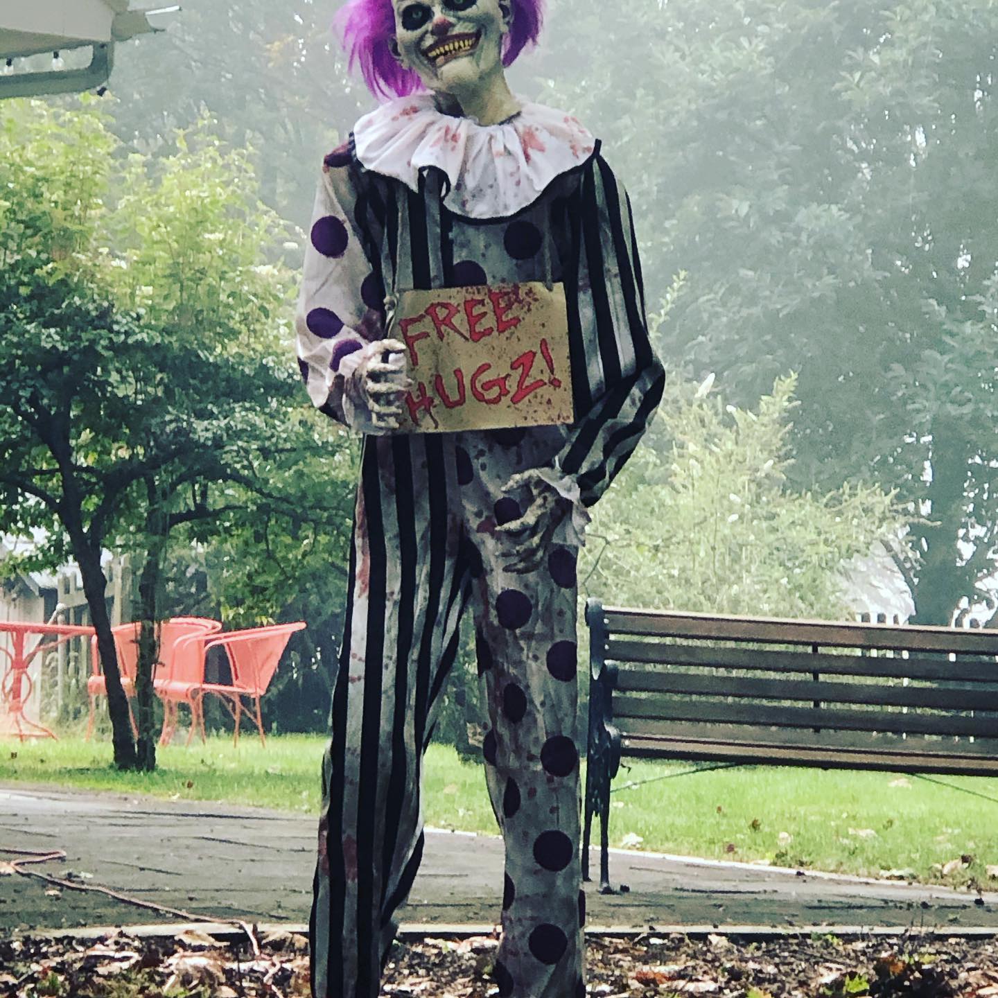 On a road by my house