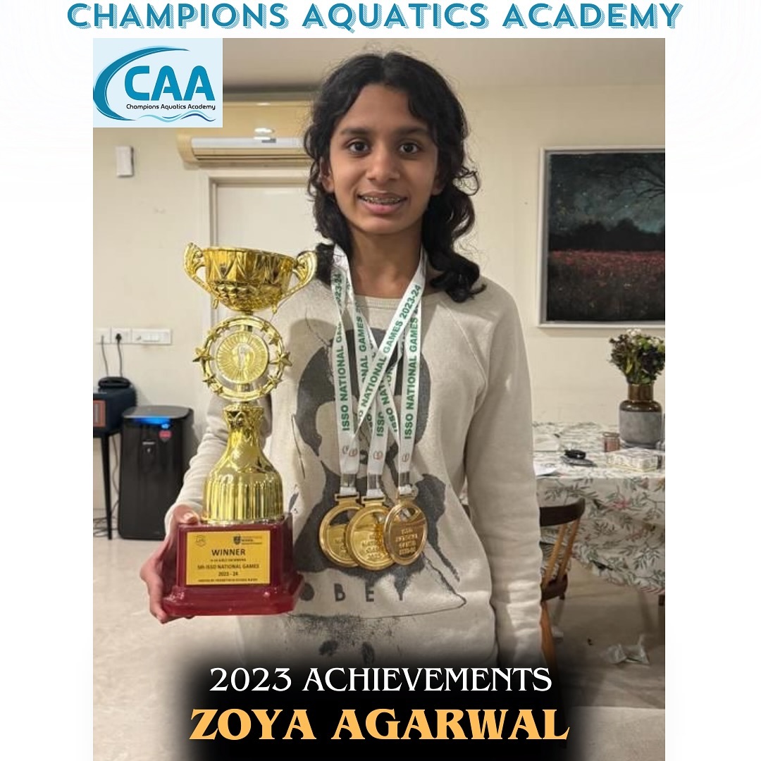 â˘Gurgaon District Championship:
2 Gold ,3 Bronze
â˘Haryana State Championship:
1 Gold ,1 Silver , 2 Bronze
â˘ISSO Nationals : 3 Golds & IC
â˘MRIS interschool : 2 Gold , 2 Silver
â˘kunskapschoolan interschool :
2 Gold ,1 Silver
â˘SFI Nationals participation
#championsaquaticsacademy