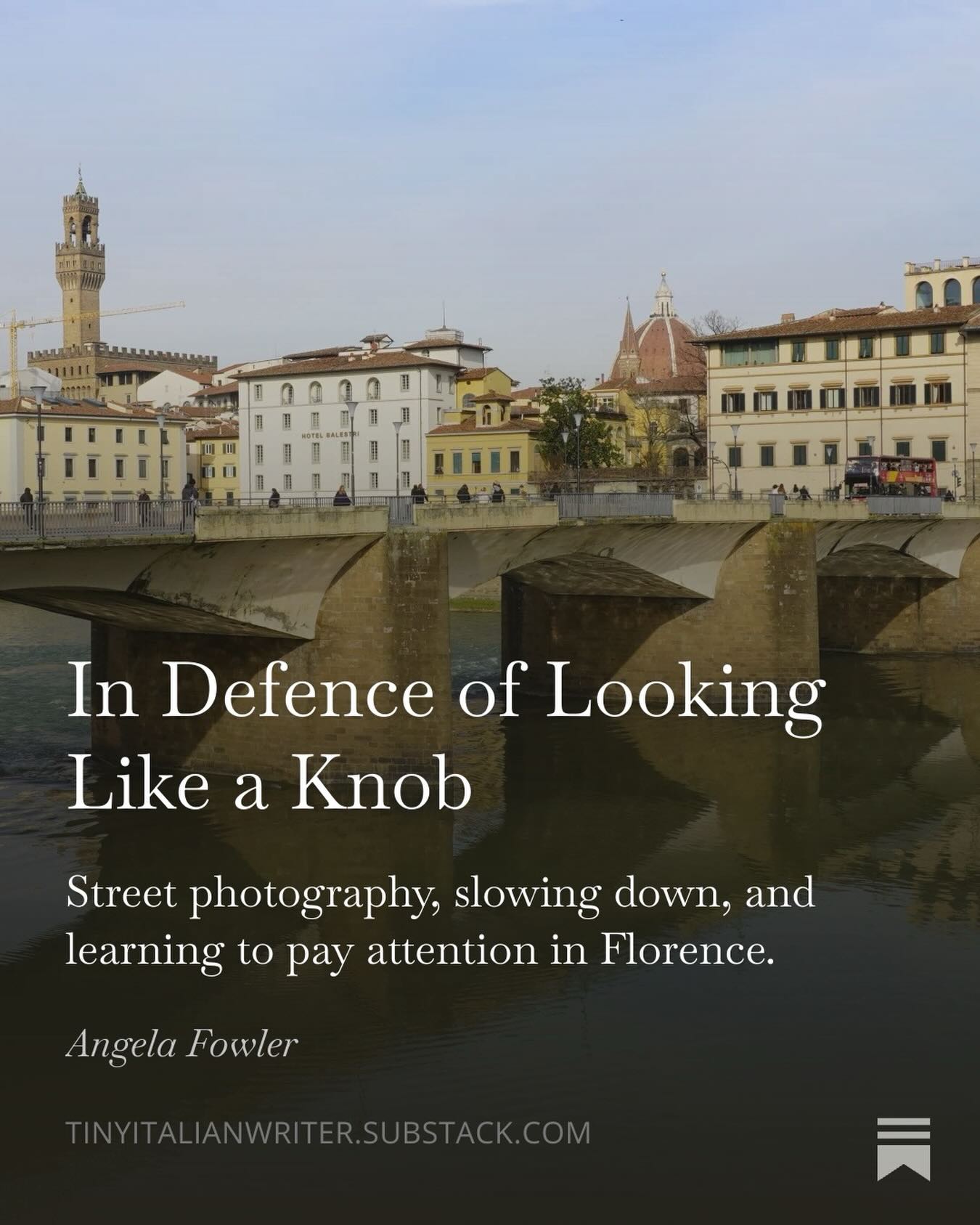 “Somewhere between trying to live in Italy in 2023 and now, street photography crept its way into my life. Not dramatically. Not in a “this is my new personality” kind of way. No sudden urge to wear black and sigh a lot. Just a quiet, bubbling curiosity that showed up whenever I noticed cultures colliding in the same space. Old men arguing like it’s an Olympic sport, probably about politics, beside teenagers scrolling through life at thumb speed. Children chasing, or tormenting, pigeons. Tourists (and also me) power-walking with purpose, whilst locals move at a glacial pace.“
Read the full article on my Substack or at www.thisisangela.com
#firenze #florence #streetphotography #photography #hobby