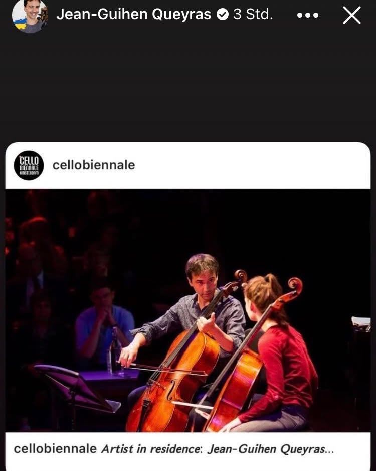 #masterclass #music #amsterdam #cellobiennale #2018 #cellists #faure @queyrasjg