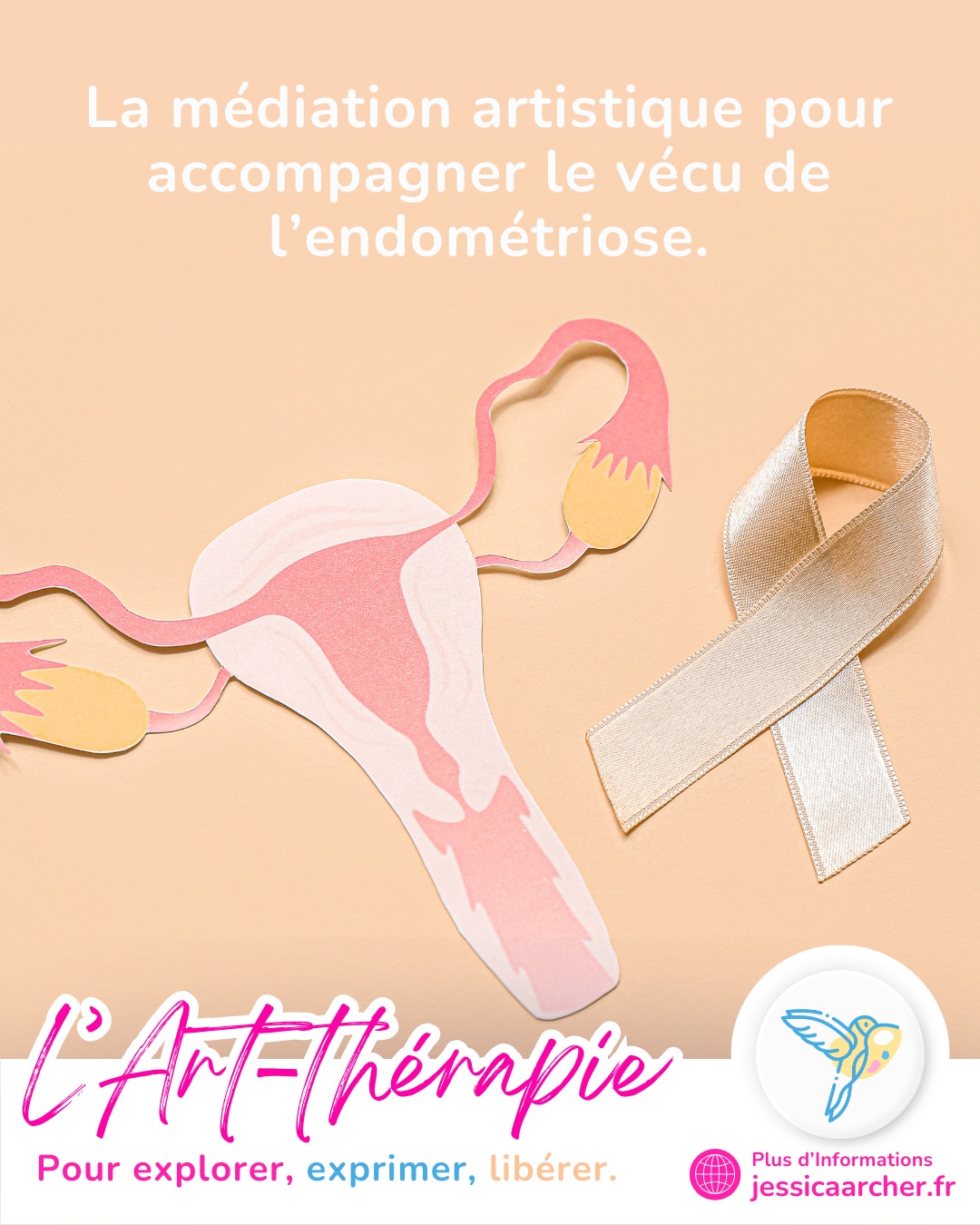 🎨 Art-thérapie au service du combat contre l’endométriose 🎗💛
Accompagner les femmes touchées par l’endométriose fait partie de mes engagements.
C’est un vrai combat pour celles qui vivent souvent en silence leurs défis au quotidien, entre cycles douloureux et ressentis corporels intenses 🌸.
Offrir un espace, en général, de respiration et d’expression, peut devenir une vraie libération expressive, où les médiums artistiques, aquarelle, modelage, musicothérapie 🎶 ,apportent soutien et accompagnement aux ressentis, particulièrement pour l’endométriose et l’adénomyose 🌿.
Se donner un temps pour soi, pour écouter son corps et ses émotions,
c’est prendre soin de son bien-être et de sa singularité ✨
---
Jessica Archer | Art-thérapeute – Paris 10e
Sur rendez-vous :
📧 contact@jessicaarcher.fr
📱 07 49 95 57 05
🌐 www.jessicaarcher.fr
#arttherapie #endométriose #adénomyose #soutien #bienetre #expressionsensible #chemininterieur #therapiecreative #paris10 #relationssaines #femmes #accompagnement #creationtherapeutique #liberationexpressive