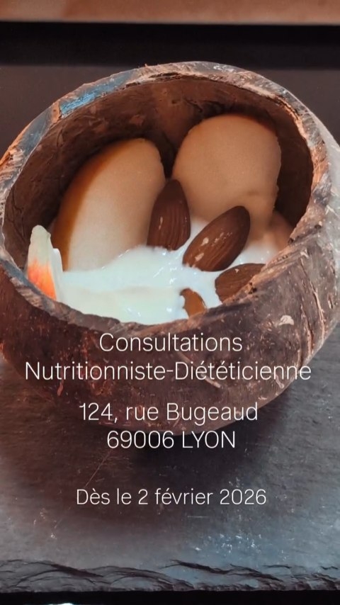 Je vous annonce l'ouverture des consultations à LYON 6ème à partir du 2 Février 2026.
Je vous reçois les lundis et mercredis au 124, rue Bugeaud 69006 LYON 📍.
Au plaisir de vous y retrouver, pour un suivi Nutritionnel personnalisé 🍴
#dieteticiennelyon #dieteticienne #nutritionniste #lyon