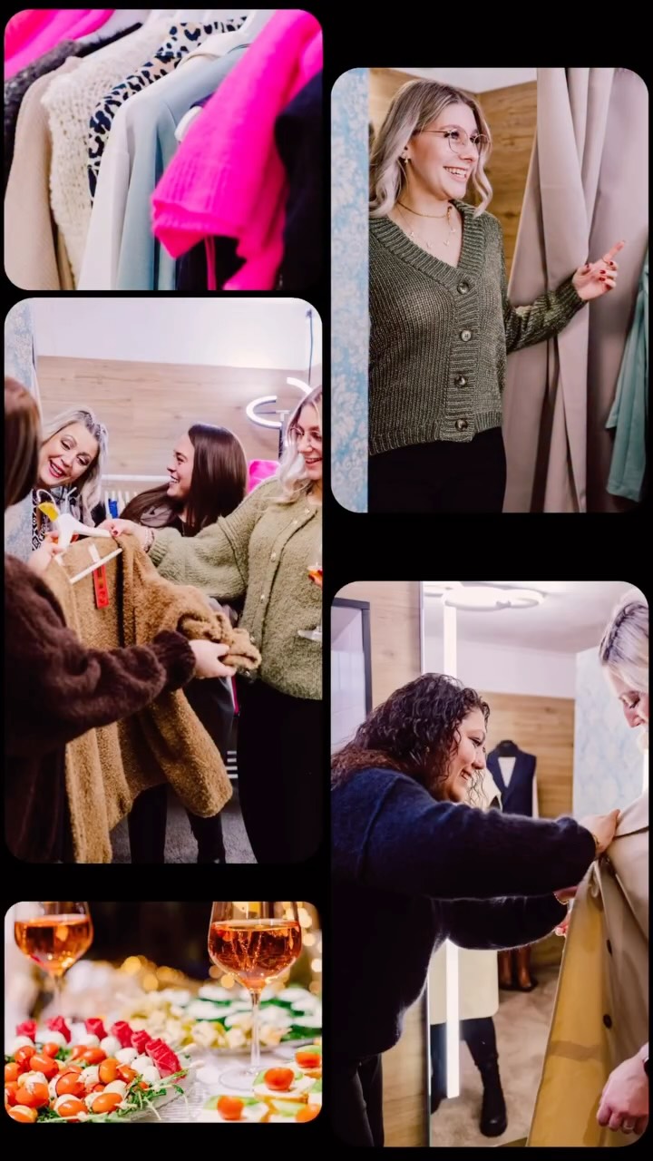 How to Mädelsabend💃🏼👗🥂👠🍇
Möchtest du auch mal einen Mädelsabend bei uns im Store erleben & einen außergewöhnlichen Abend mit deinen Freundinnen, Kolleginnen, Mama, Tochter, Cousinen usw. verbringen???
⬇️Dann buche jetzt deinen Termin bei uns unter⬇️
➡️ www.bystylez.com ⬅️
…und werdet Teil unserer Community 🫂
Connected BY fashion
#mädelsabend #communitiy #fashionlover #damenmode #marxzell