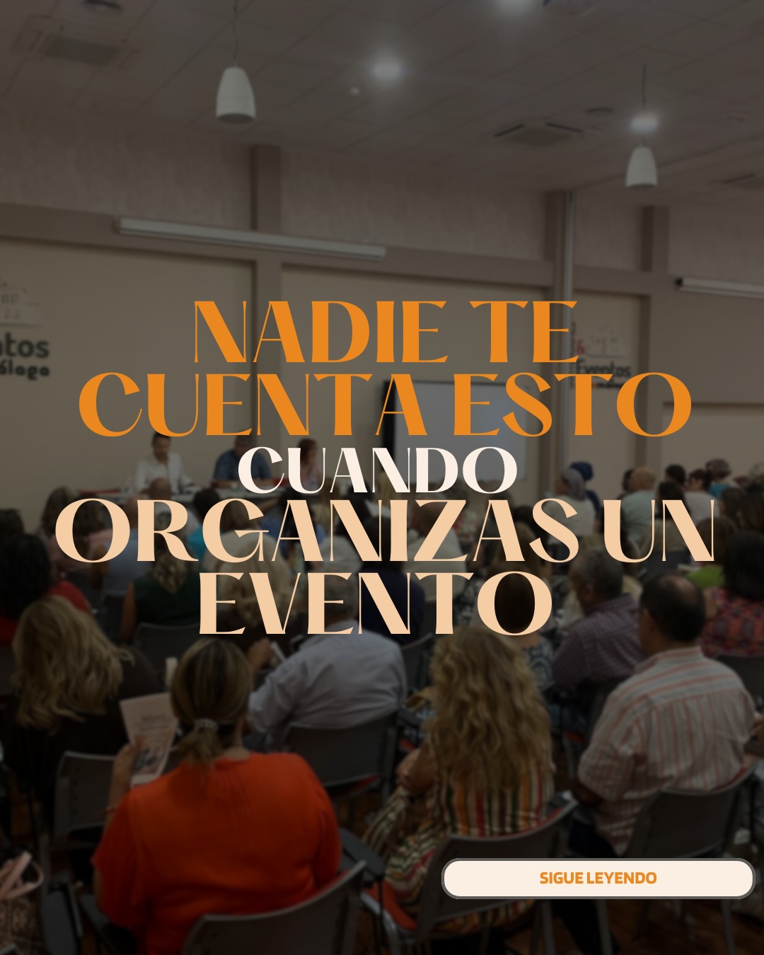 Nadie te lo dice cuando empiezas a organizar un evento…
pero casi todos los problemas aparecen cuando ya no hay margen de maniobra.
El espacio, la tecnología, los tiempos, la experiencia de los asistentes.
Todo cuenta. Y todo se nota.
Si estás organizando un evento en Málaga, este es el tipo de cosas que deberías tener claras desde el principio.
👉 Guarda este post.