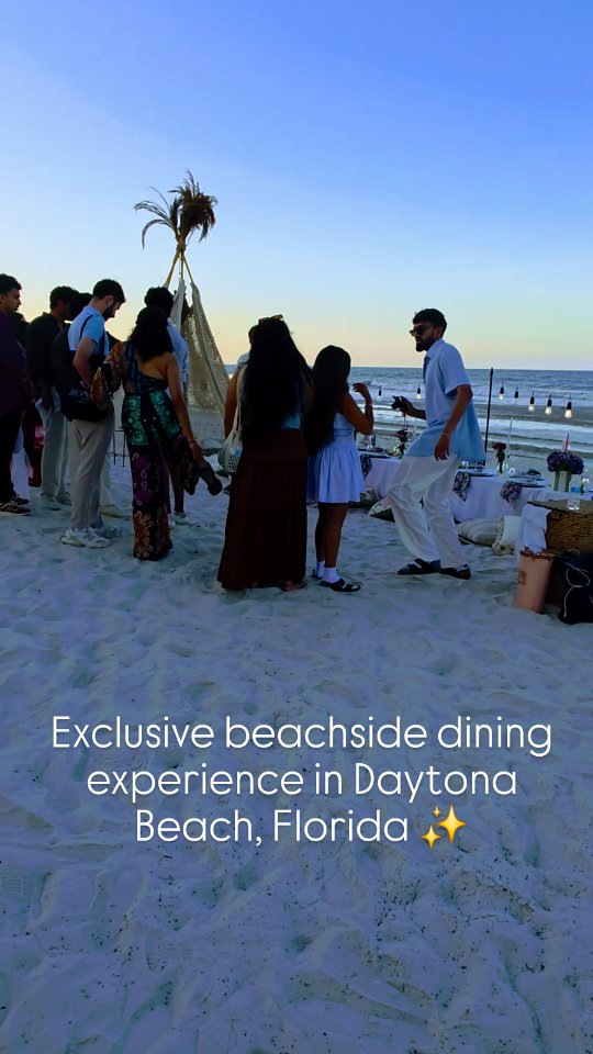 Escape to an exclusive dining experience like no other! Secure your private Beach Teepee in Daytona and New Smyrna before it's gone! Keep it intimate or bring the crew 🥂
#beachteepees #luxurytravel #culinaryexperience #oneofakind @beachteepees