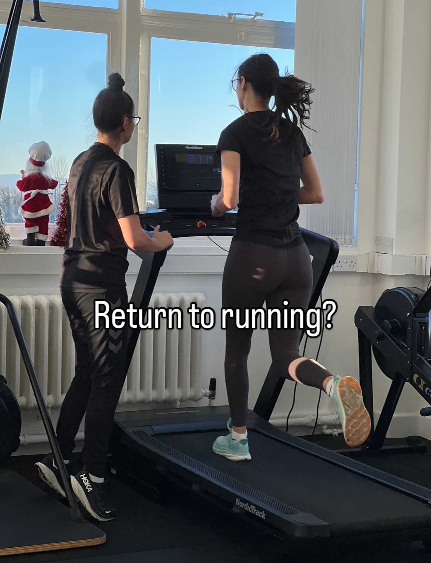 🏃💨 Struggling to return to running? 🏃♀️💨
Maybe confidence? Maybe too much too soon? Too fast too soon? Maybe you don’t know where to start?
We get asked these questions regularly in the clinic.
If your discomfort is 4/10 or less and you’re still functional, best getting started to build up load tolerance and capacity.
If you’re not up to distance or speed quite yet, keep it simple: start slow and steady, distance before speed.
Example:
Week 1: 4 min walk : 1 min jog x 3-4 (15-20mins) x 2-3 per week
Week 2: 3 min walk : 2 min jog x 3-6 (15-30mins) x 2-3 per week
Week 3: 2 min walk : 3 min jog x 5-6 (25-30mins) x 2-3 per week
Week 4: 1 min walk : 4 min jog x 6-8 (30- 40mins) x 2-3 pee week
Obviously, it’s not one size fits, this is a simple example of how we may build our patients back in running tolerance. Depending on how you feel, progress or regress accordingly.
We will always strive to keep our patients in the game doing what they l love doing E.g running 🏃💨
#running #returntorunning #stayinginthegame #runningrehab #physio
