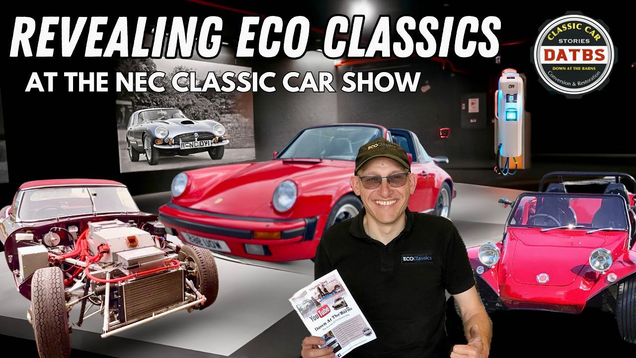 Check out our latest video on @downatthebarns YouTube channel featuring the etype Jaguar which we have on display at the NEC classic car show this week pop down and see us #jaguar #jaguaretype #jaguarclassic #classicjaguar #classicporche #porsche911turbo