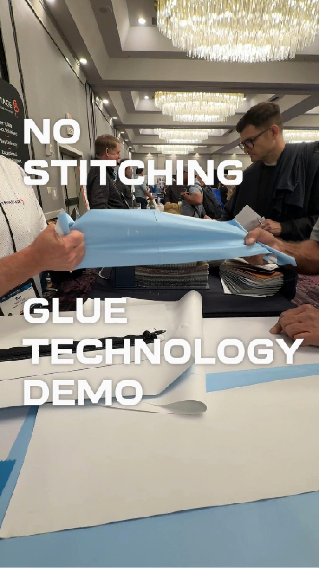 🔥 New tech alert from the MFA show in Savannah, GA! 🔥
Ron from Trivantage just dropped a seriously impressive demo on their new glue technology—and it’s a game changer.
✅ Glue laminated materials together
✅ Less than 10 minutes dry time
✅ Seamless bond with NO sewing 🤯
Think about it… bonding panels, adding zipper sleeves, building clean details—without running it through the machine.
Yeah… we’re paying attention to this one. 👀
#MarineFabricators #MFA2026 #Trivantage #MarineCanvas #CanvasShopTips #BoatmanMarineCanvas #ShopFloorTech #MarineUpholstery @trivantage