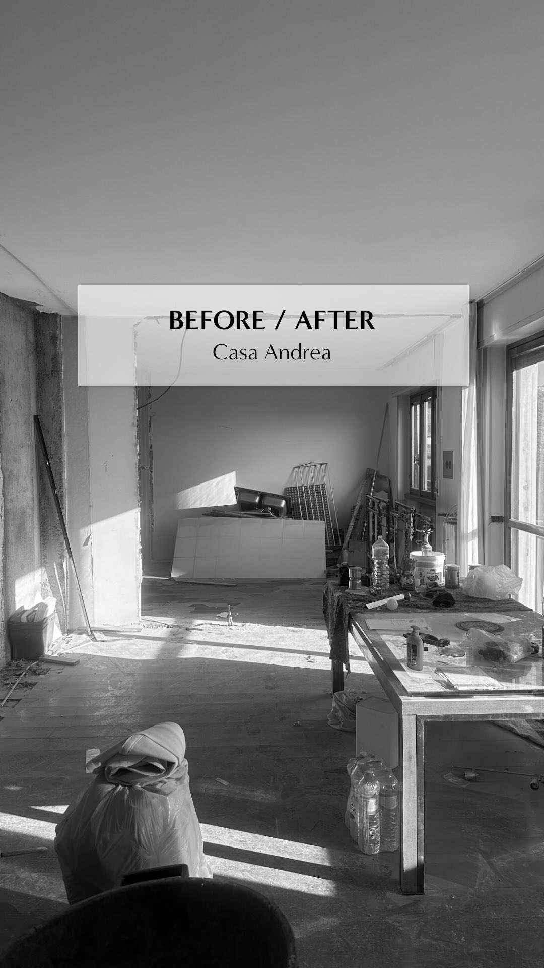 Due modi di vivere lo stesso spazio.
Prima e dopo di un progetto che ha ridefinito volumi, funzioni e percorsi.
Guarda il reel per scoprire la trasformazione firmata @chiocca.design
#ristrutturarecasa#ristrutturazionemilano#arredarecasa#studiodiarchitettura