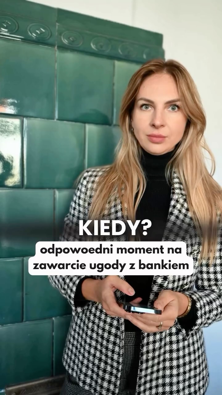 Kiedy jest najlepszy moment na ugodę z bankiem?
Nie ma jednej daty w kalendarzu, która pasuje wszystkim. Najlepszy czas na ugodę zależy od kilku kluczowych rzeczy:
-etapu sprawy – przed pozwem, w trakcie procesu, a czasem nawet po wyroku
-Twojej sytuacji finansowej – stabilność vs. presja czasu
-propozycji banku – nie każda „ugodowa” oferta naprawdę się opłaca
-Twoich celów – szybkie zamknięcie sprawy czy walka o maksimum korzyści
Czasem ugoda na początku to spokój i przewidywalność.
Czasem warto poczekać – bo im dalej w proces, tym lepszą masz pozycję negocjacyjną.
Najgorszy moment na ugodę?
-Gdy podpisujesz ją w strachu, bez analizy i bez porównania z tym, co możesz wygrać w sądzie.
Chcesz wiedzieć, czy TO jest dobry moment na ugodę w Twojej sprawie?
Każdy przypadek jest inny – i właśnie dlatego warto go dobrze policzyć.
Zapraszamy do kontaktu biuro@norvialegal.pl #adw.danutaKNAPIK #norvialegal #prawobankowe #adwokat