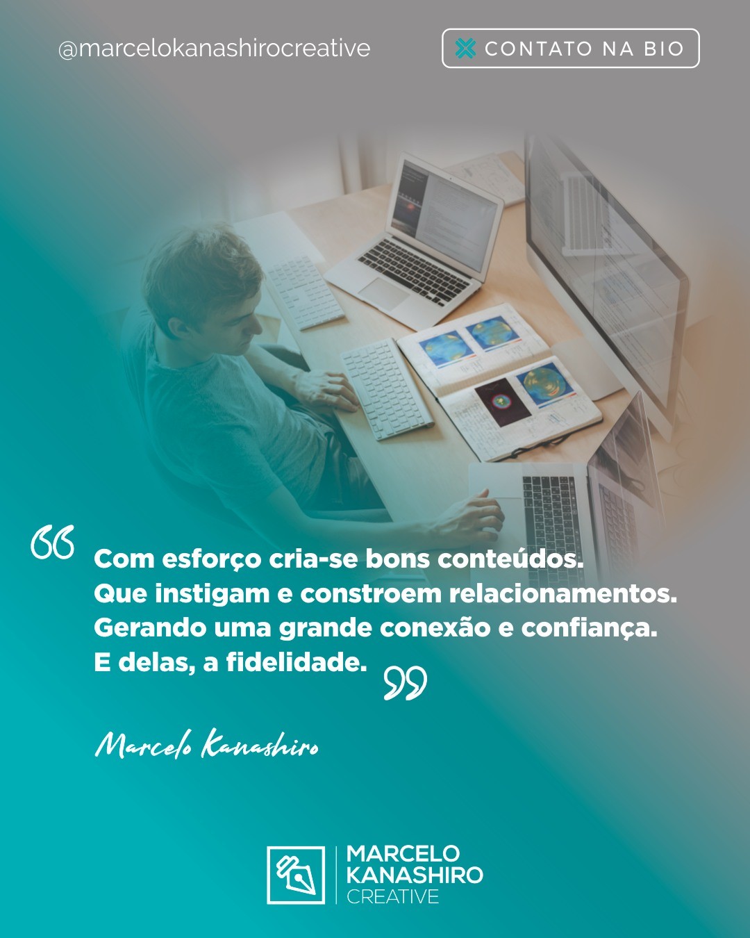 "A primeira regra é manter o espírito tranqüilo. A segunda é enfrentar as coisas de frente e toma-las pelo que realmente são". ⠀
#coragem #determinação⠀
.⠀
.⠀
.⠀⠀
🔸 Contato? Clique no link da BIO⠀⠀
🔸 E-mail: kaorukanashiro@gmail.com⠀⠀⠀
🔸 Site: www.marcelokanashirocreative.com⠀⠀⠀
.⠀⠀⠀⠀
#logo #logotype #logomark #logodesigner #logoinspire #identidadevisual #ppt #powerpoint #marketingdigital #marcelokanashirocreative