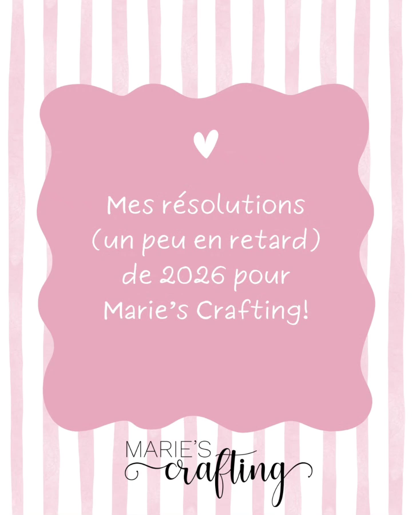 ✨️Voici mes résolutions (oui, je sais, je suis en retard...) pour 2026 avec la boutique!
Je prépare aussi un post sur mes résolutions de lecture qui sera... encore plus en retard j'imagine! Haha
Et vous, vos résolutions de cette année? 🤍