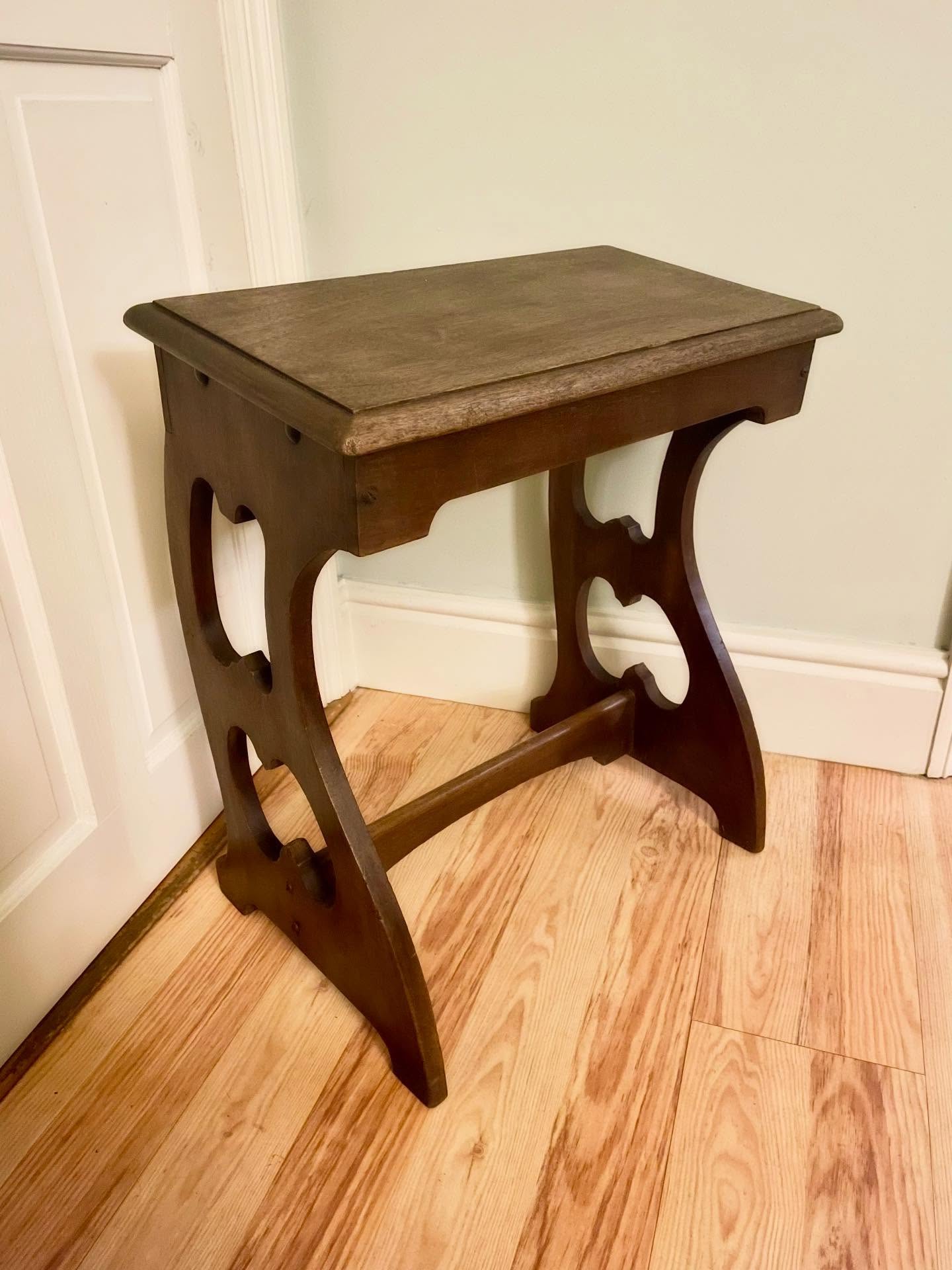 -SOLD-
A Victorian gothic style organ stoolā¦we donāt get many of these! But isnāt that the best thing about vintage and antique items, that they are rare and unique pieces that no one else will have in their homes. Each one tells a story.
Made from oak with sloped seat and shaped base, itās strong & sturdy Height approx 60cm, top measures 53cm x 30cm Ā£75
I wonder, over the years, who and how many have sat on this seat? š¤ Something to ponder on today š¤£
#organstool #pianostool #victorian #gothic #antiquefurniture #oakstool