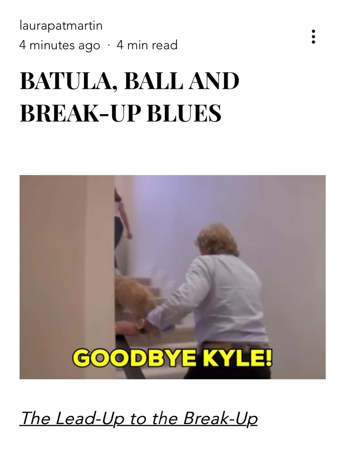 GOODBYE KYLE!
Only a break up this good could end my hiatus. Amanda is free! Next up up, a CBA that gives the players a meaningful portion of the gross revenue share 🎯
Link in bio 🔗
#summerhousebravo #summerhouse #unrivaled #wnba #wbb