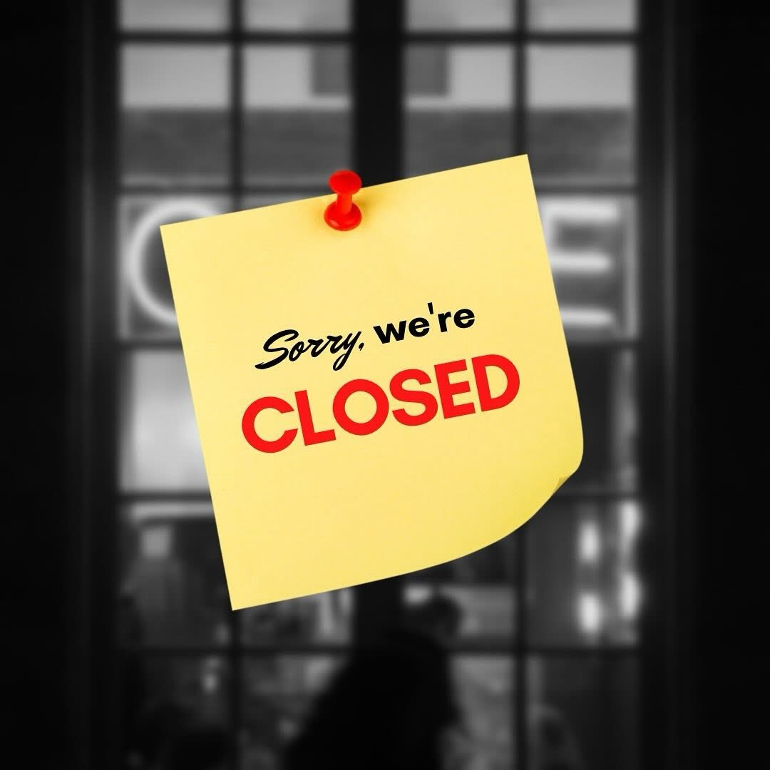 Tomorrow on Tuesday 20th we will be closed for essential maintenance work.
Open as usual on Wednesday 21st!