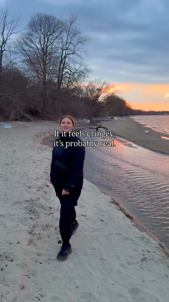 Cringe is the cost of being seen and I sooo much rather be awkward trying than not try at all.
I’m still figuring out this whole social media thing. It’s such an incredible vehicle for connection, though it can be difficult to maintain a healthy relationship with it.
One of my goals for this new year is to express more of myself on here. I feel like it’s easy to get lost in the seriousness of the work that I share.
So here are some videos of me being me. No luxurious aesthetic, no props, just me trying to have fun with it all.
🎟️ Permission to be cringe, awkward, and so beautifully yourself this year. There’s nothing to lose 🤍