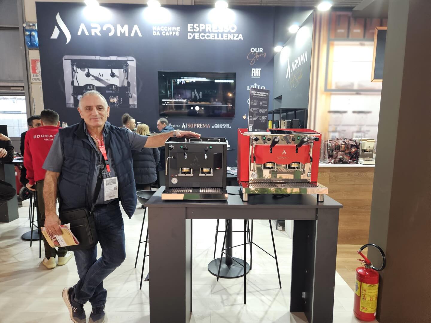 🇮🇹 Bob has been very busy this week at SIGEP in Rimini, Italy!
He’s been meeting with some of our current suppliers, strengthening partnerships, and exploring exciting new products to bring even more quality and choice to our customers ☕✨
We’re also proud to share some great news — Aroma coffee machines are now available in-store!
Stylish, reliable, and perfect for coffee lovers, they come in four stunning colours:
Pink 💗 | Silver ✨ | Black 🖤 | White 🤍
Come and visit us in the shop for more information, see the machines up close, and let us help you find the perfect one for your space.
We look forward to seeing you soon! ☕
#SIGEP #RiminiItaly #CoffeeIndustry #AromaCoffee #CoffeeMachines NewArrival CoffeeLovers Amatofoodproducts InStoreNow