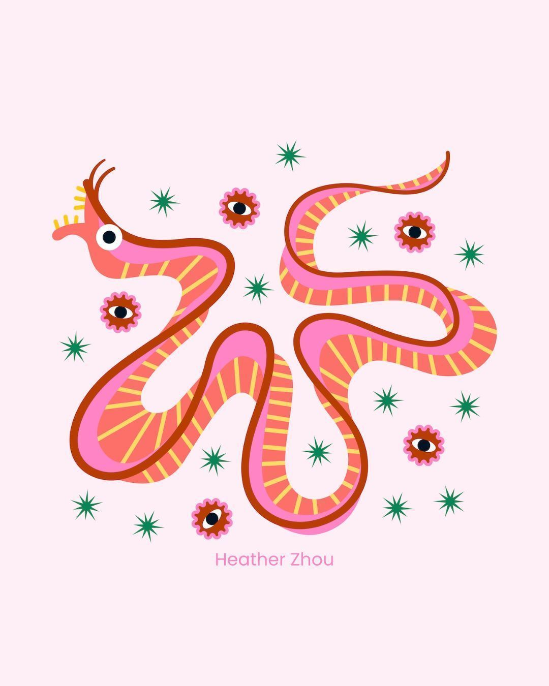 Be flexible, like a ribbon eel 🎗️ 🐍 👁️
.
.
.
#minimaldesign #playfulart #lovelydesign #creativedesign #characterdesign