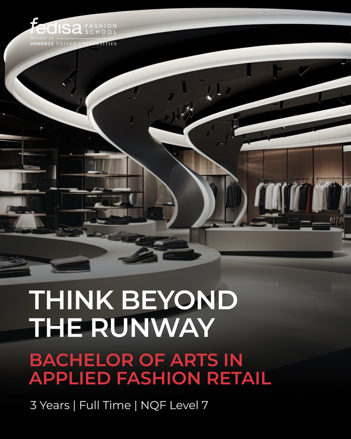 Step into the fast-paced world of fashion retail š š
FEDISAās BA in Applied Fashion Retail is a 3-year programme built around real Retail Head Office experience. It covers trends, supply chain, brand building, product management, and sales strategy.
Perfect for analytical creatives passionate about fashion, business, and culture.
Career paths include: Retail Management ⢠Merchandising ⢠Marketing ⢠Buying ⢠Sales
Apply for 2026: Visit Open Week (19ā23 Jan, 11amā3pm) or apply online at www.fedisa.co.za
FEDISA Fashion Professionals, Made of More