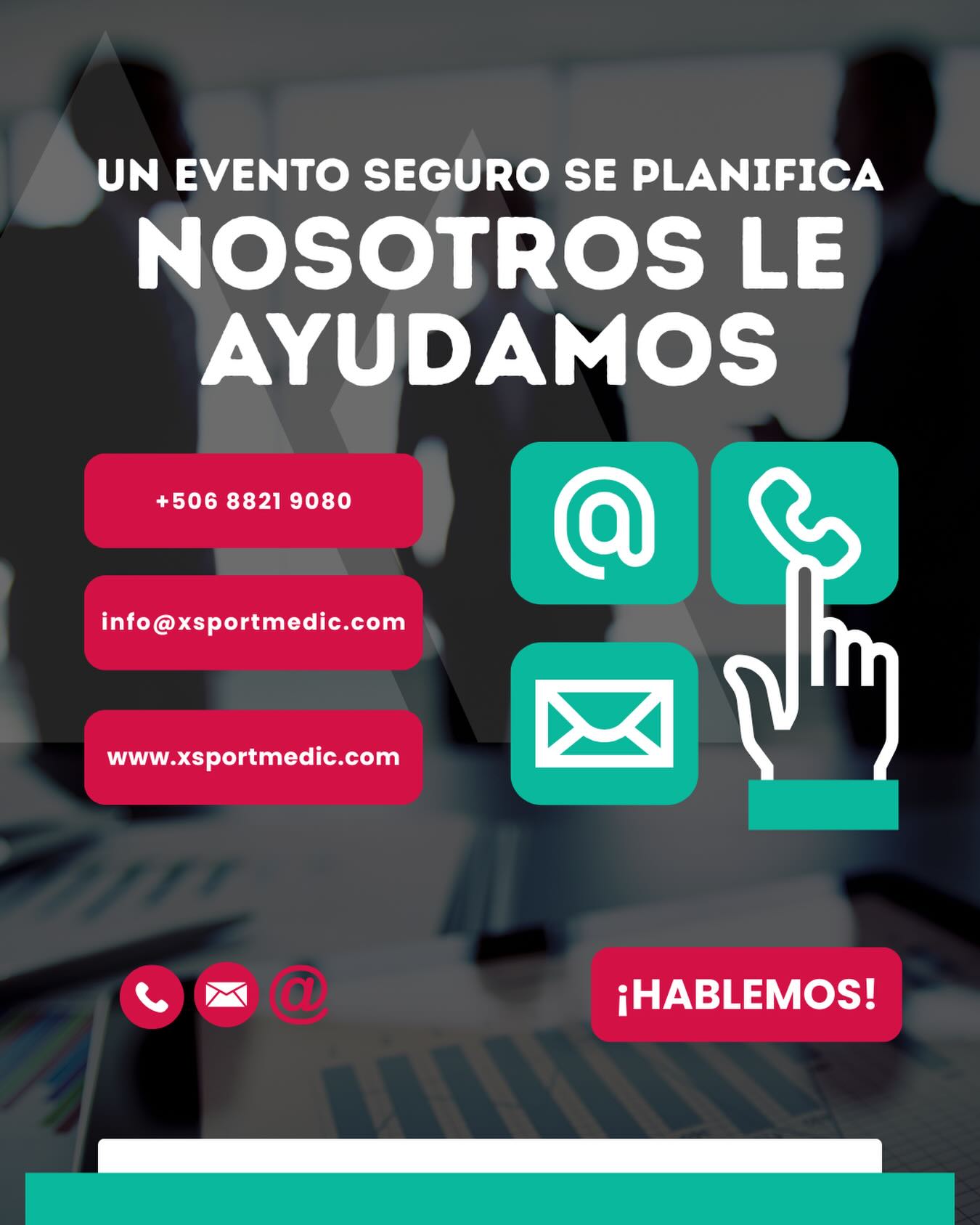 La seguridad de un evento no se improvisa. 🚑
En X Sport Medic evaluamos, diseñamos y reforzamos los protocolos de seguridad médica para que su evento cumpla con los estándares adecuados y brinde tranquilidad a todos los participantes.
¿Su evento cumple con los protocolos de seguridad?
👉 Contáctenos y planifiquemos juntos.