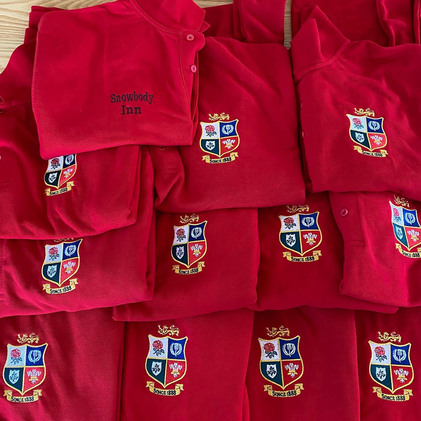 Lions polos done a few weeks ago #personalisedclothing #poloshirt #embroidery #lions #lionsrugby #lionstour #perfectlittledesigns #rugby #totnes #kingsbridge #dartmouth