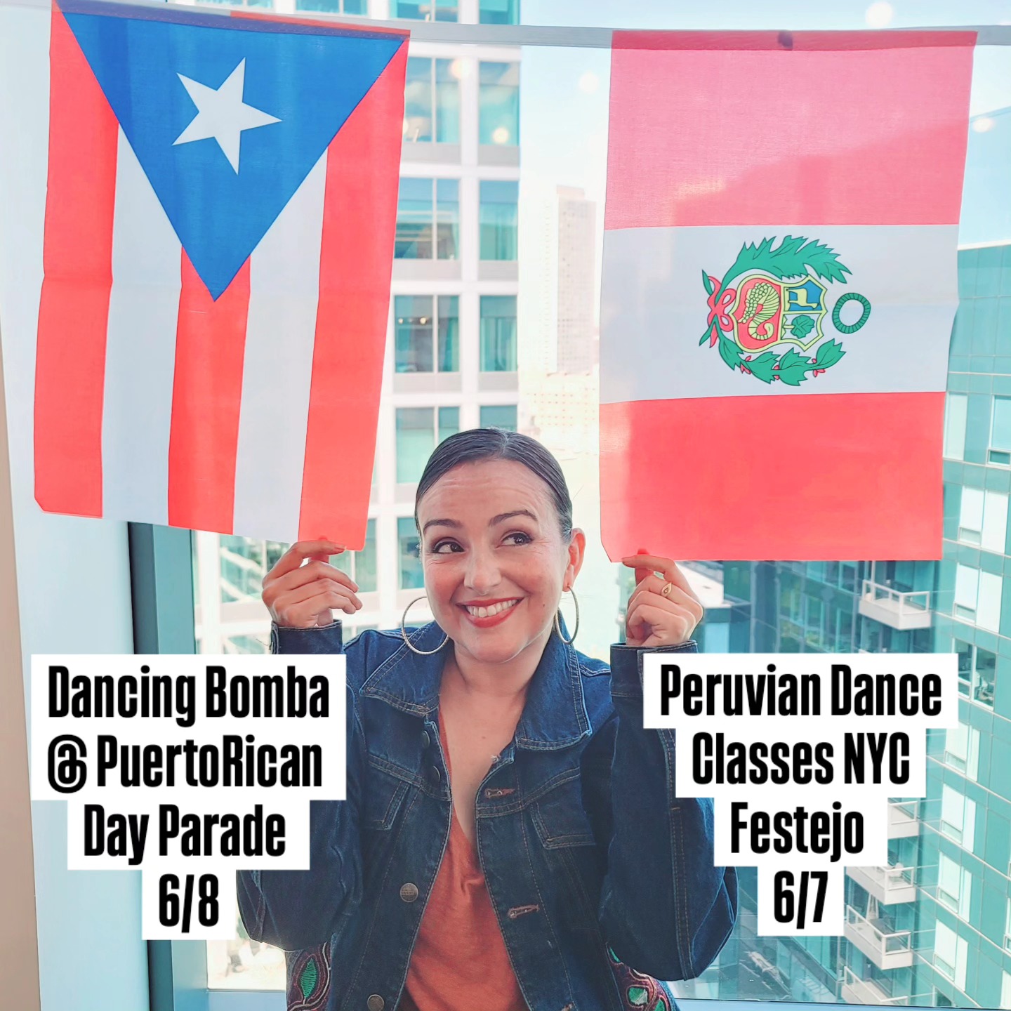 IT'S A PERU-RICAN WEEKEND 🇵🇪❤️🇵🇷! Whenever I get to dance & share both my heritages back to back, the feeling is pure BLISS. My ancestors & I dance together con todooooo. 💃🏽💃🏽💃🏽🔥🔥🔥
✅️ On June 7th I kick off June Peruvian dance classes every weekend. Tomorrow is sold out! Gracias mi gente! To register for the next classes ➡️ LINK IN BIO ❤️🇵🇪
✅️ This Sunday 6/8 I'll be dancing in the PuertoRican day parade with @bombazodanceco representing with Teatro Sea ❤️🇵🇷
#peruricandancer #unveranobailable #unveranoennuevayol #NYC #dancingmyroots #peruviandanceclasses #bombapuertoriqueña #Idanceallofmyancestors #esooo #wepaaaa