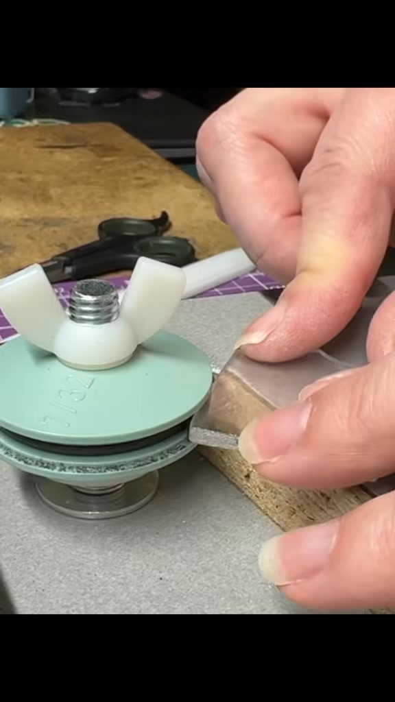 Step 3 in making stained glass: Foiling!
Copper tape is used on the outside edge of the glass pieces to give the solder something to stick to.
#stainedglass #glassfoiling #fun #hobby #Waukesha #howitsmade