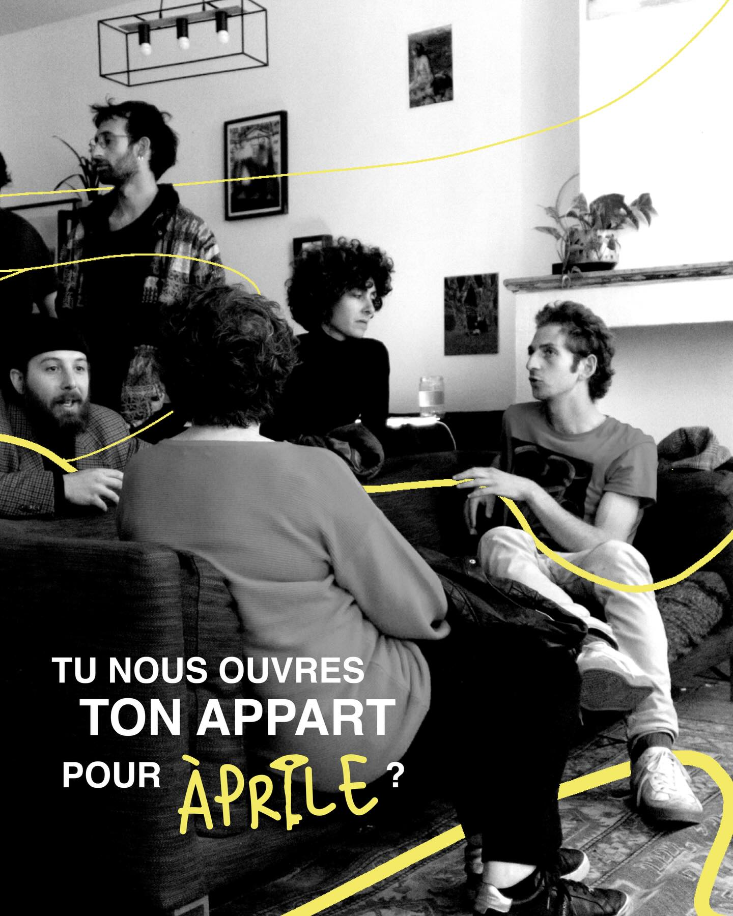 🗝️
APPEL à appartements et maisons (LYON) 🏠
En 2025, le festival a ouvert les portes de 8 appartements et un fort (🏰 @gamut_lyon) pour recevoir 27 artistes et plus de 1300 visiteurices.
Si comme Sabine tu veux rejoindre l’aventure ÀPRILE et ouvrir ta porte pour accueillir une expo le temps d’un weekend les 24-25 et 26 avril prochains, envoie-nous un DM :) On répond à toutes tes questions !
Tu peux aussi directement remplir le formulaire disponible en bio ! 📋 À très vite.
🗝️ ÀPRILE Festival est un espace de rencontre entre les scènes lyonnaises et turinoises, où les artistes, bénévoles et publics partagent une même énergie collective et ouverte autour de l’art. En collaboration avec @aprile.festival Turin.
👩🏻🎨 design : @d_aria_art / @tortuejanine_ / @lisa.lababba
📸 photo : @sabine.greppo
#àprilefestival #lyonevent #onfaitquoialyon #sortielyon #lyonfestival