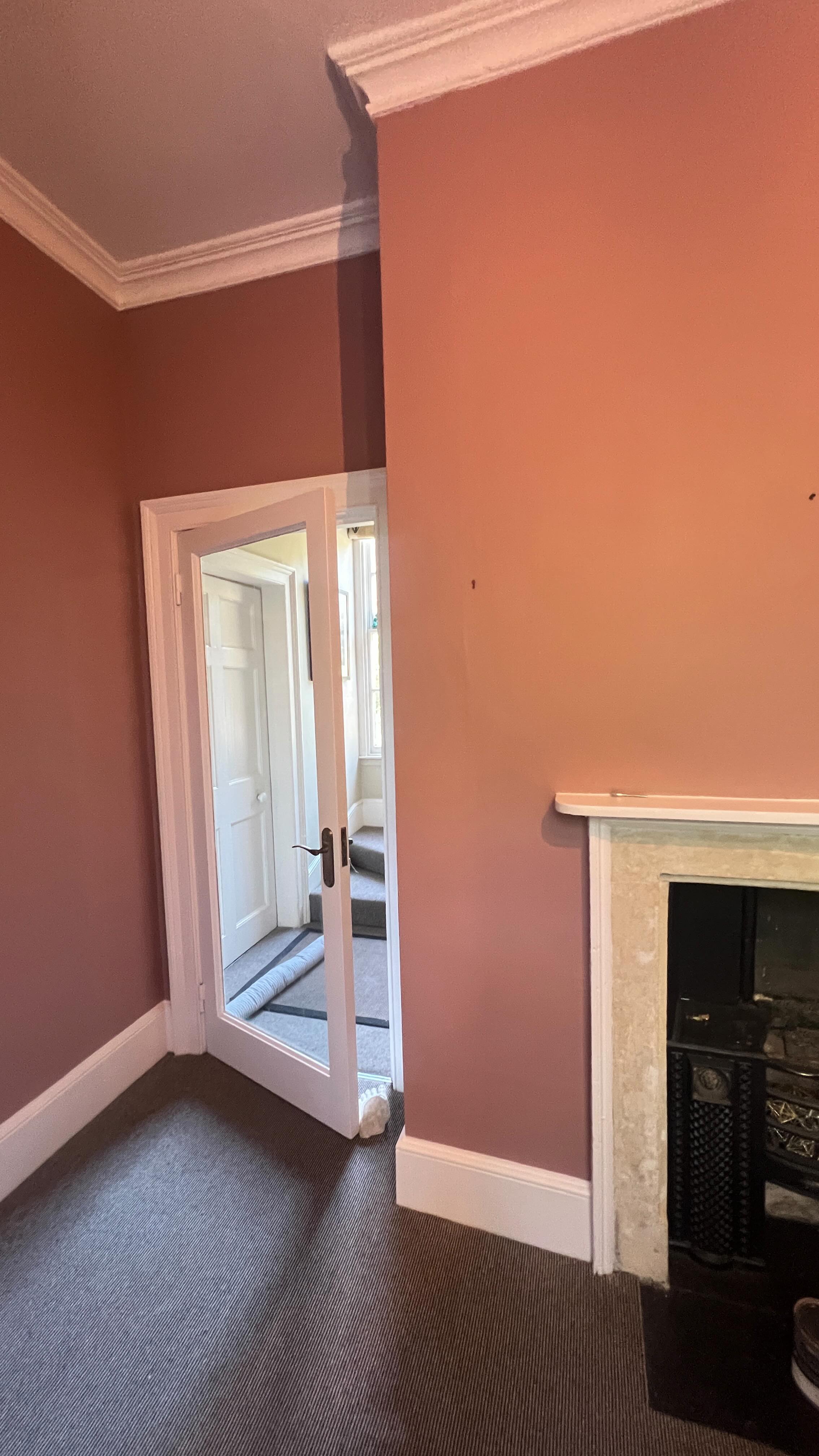 We fixed and repainted this lovely period property hallway. From red to Little Green Blush.
@littlegreenepaintcompany #paintinganddecoratinguk #bath #bathbusiness #paintinganddecorating #periodproperty