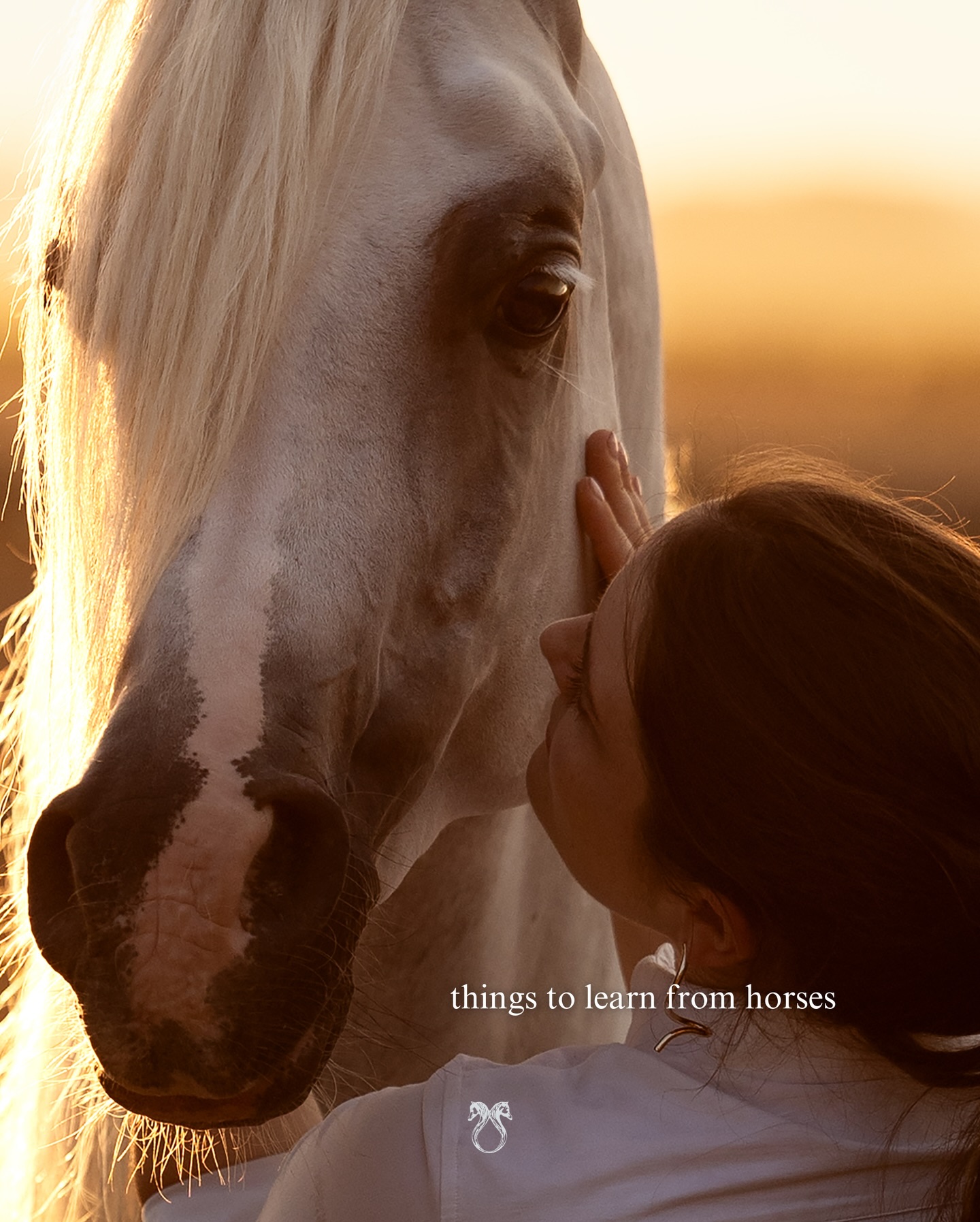 Learning from the best 🤍
Being with horses is a lesson for life.