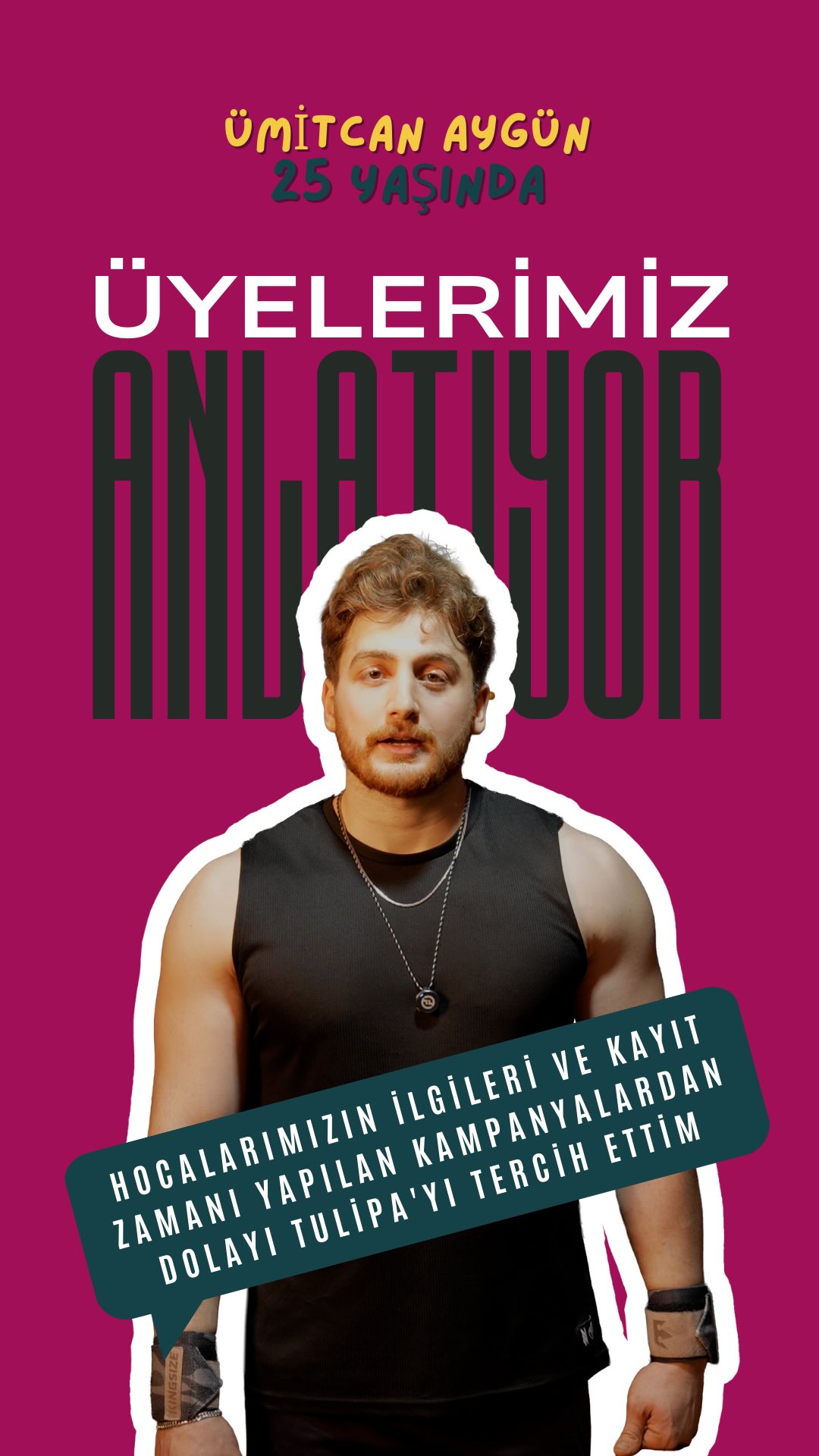 ✨”Neden Tulipa”
Üyelerimizden Ümitcan AYGÜN anlatıyor…✨
31 Ocak son gün‼️
26 kişi ile sınırlı, 2025 fiyatlarının geçerli olacağı şanslı kişi sen ol‼️
.
.
.
#başakşehir #tulipafitnessclub #kampanya