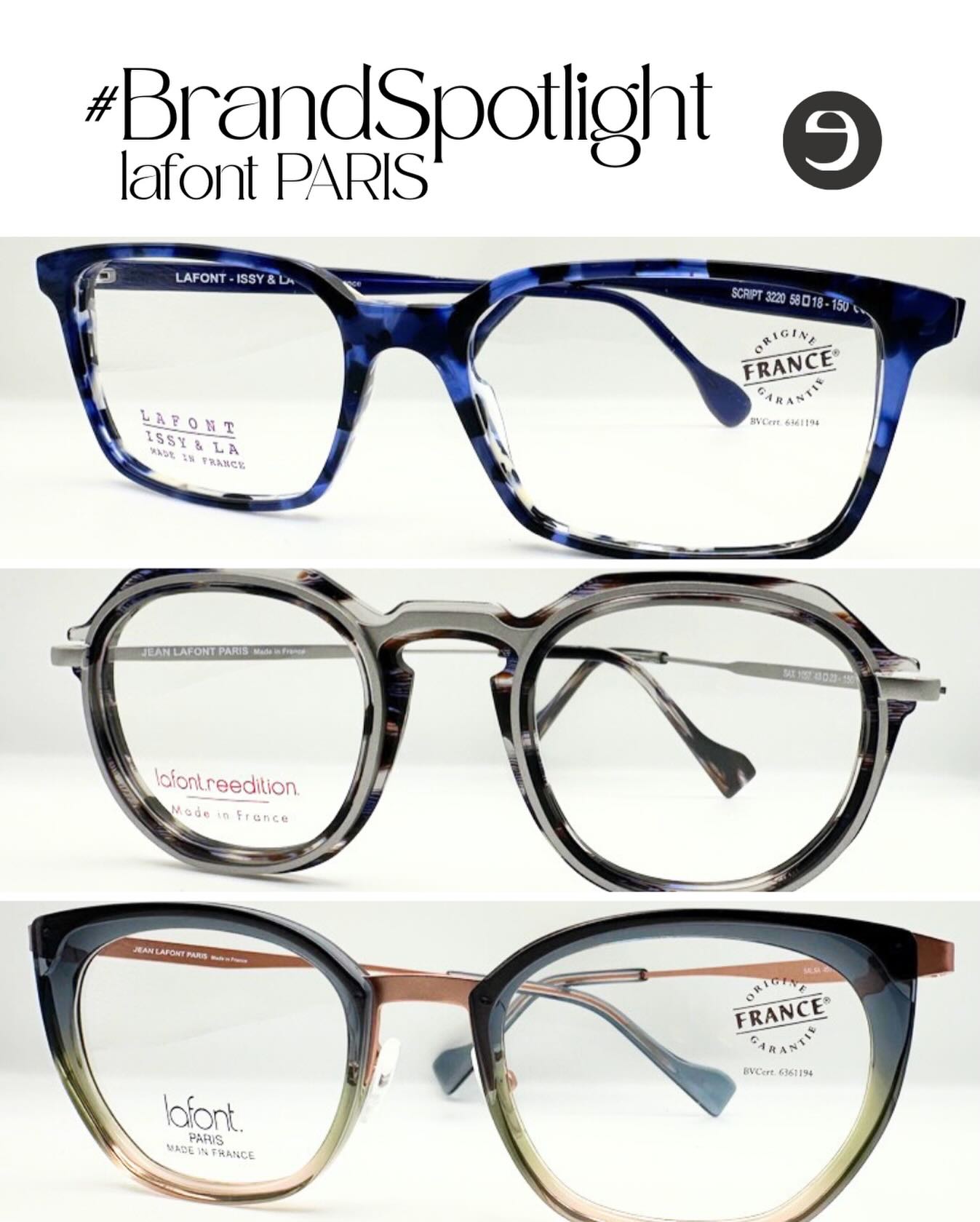 #BrandSpotlight @lafontparis 🇫🇷 If you love frames with personality, La Font Paris is one to know. Creative, colourful, and full of that Paris-designed charm we can’t get enough of.