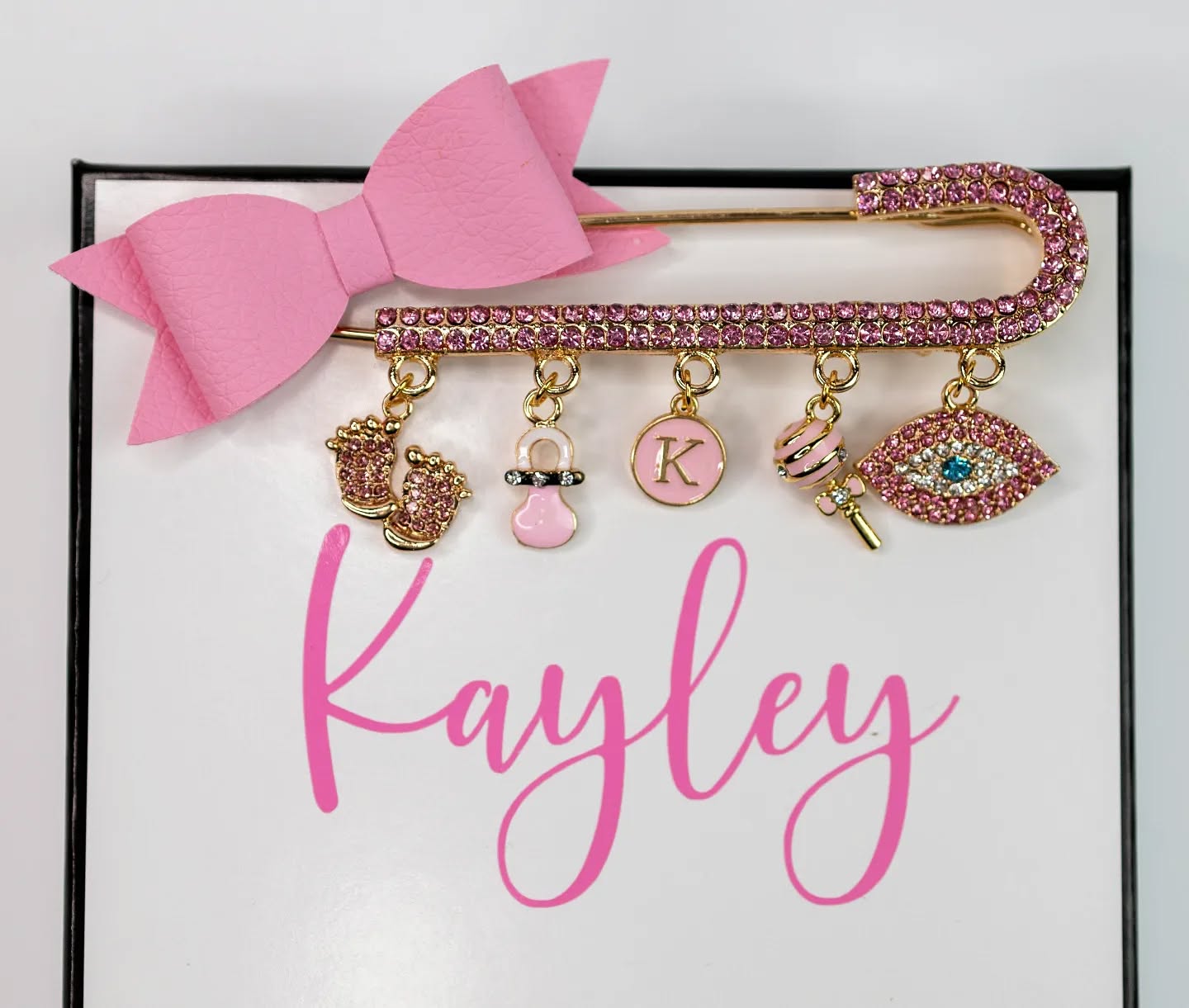 Welcome baby Kayley!
-
-
-
-
#LuxGiftBoxes #strollerpin #babygift #babygirl #babyshower #personalizedgifts #strolleraccessories #torontogifts #gift #Toronto #evileye #malocchio #vaughan #supportsmallbiz #pretty #beautiful #christian #catholic #jewish #muslim #vaughan #babyshower #momlife
