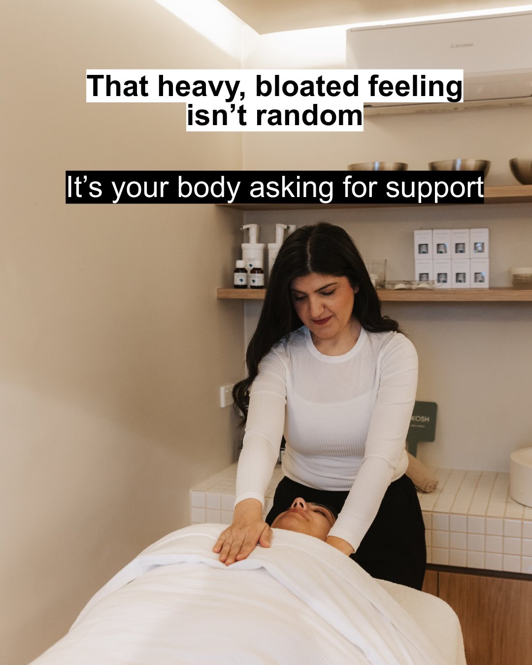 That heavy, bloated feeling isn’t random
It’s your body asking for support.
When your lymphatic system becomes sluggish, fluid can build up, leading to bloating, heaviness and inflammation, especially around your cycle or with hormonal imbalances.
Lymphatic Body Massage is a gentle, restorative treatment that helps:
• support your body’s natural detox pathways
• reduce swelling and fluid retention
• promote circulation and a lighter, sculpted feel
Especially supportive for:
- hormonal bloating
- endo belly & inflammation
- water retention in the abdomen, legs & thighs
* Gentle & deeply calming
*Book now - limited spaces available via the link in bio!
#body #bloating #hormonalimbalance #lympthaticdrainage #melbourneessendon