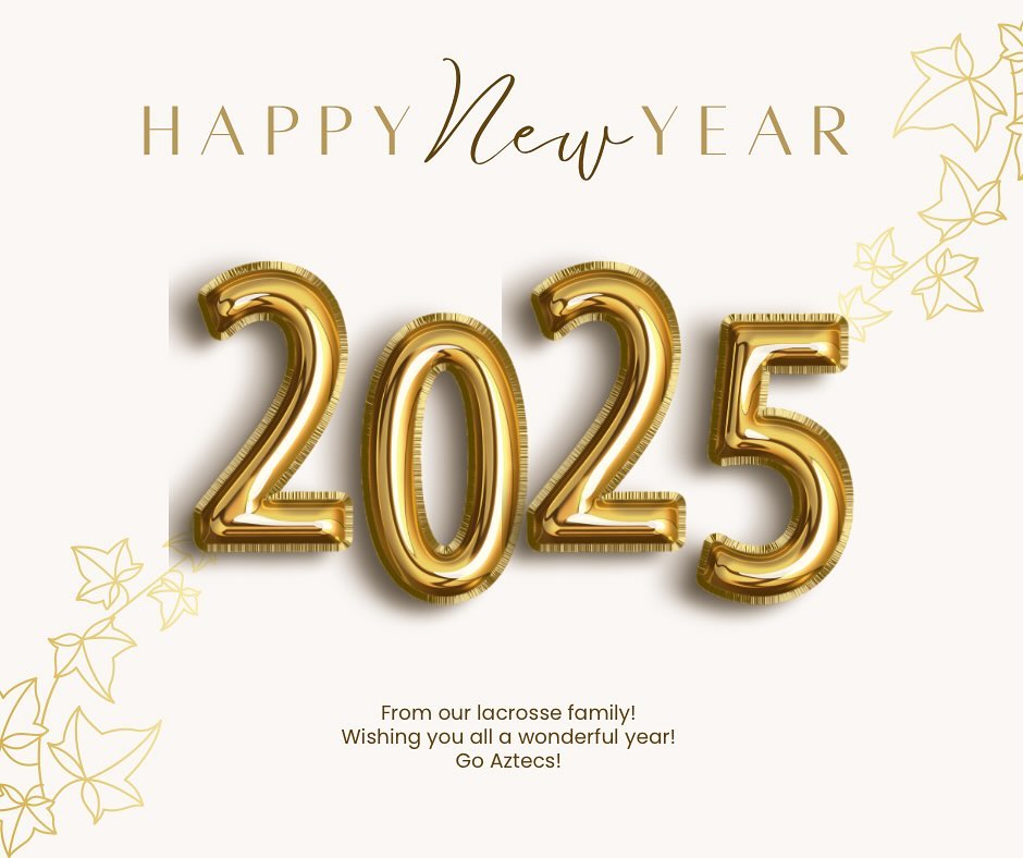 Wishing you all a prosperous and healthy 2025! Thank you for your continued support of our team and we are all so excited for this upcoming season! Go Aztecs! 🧡🖤