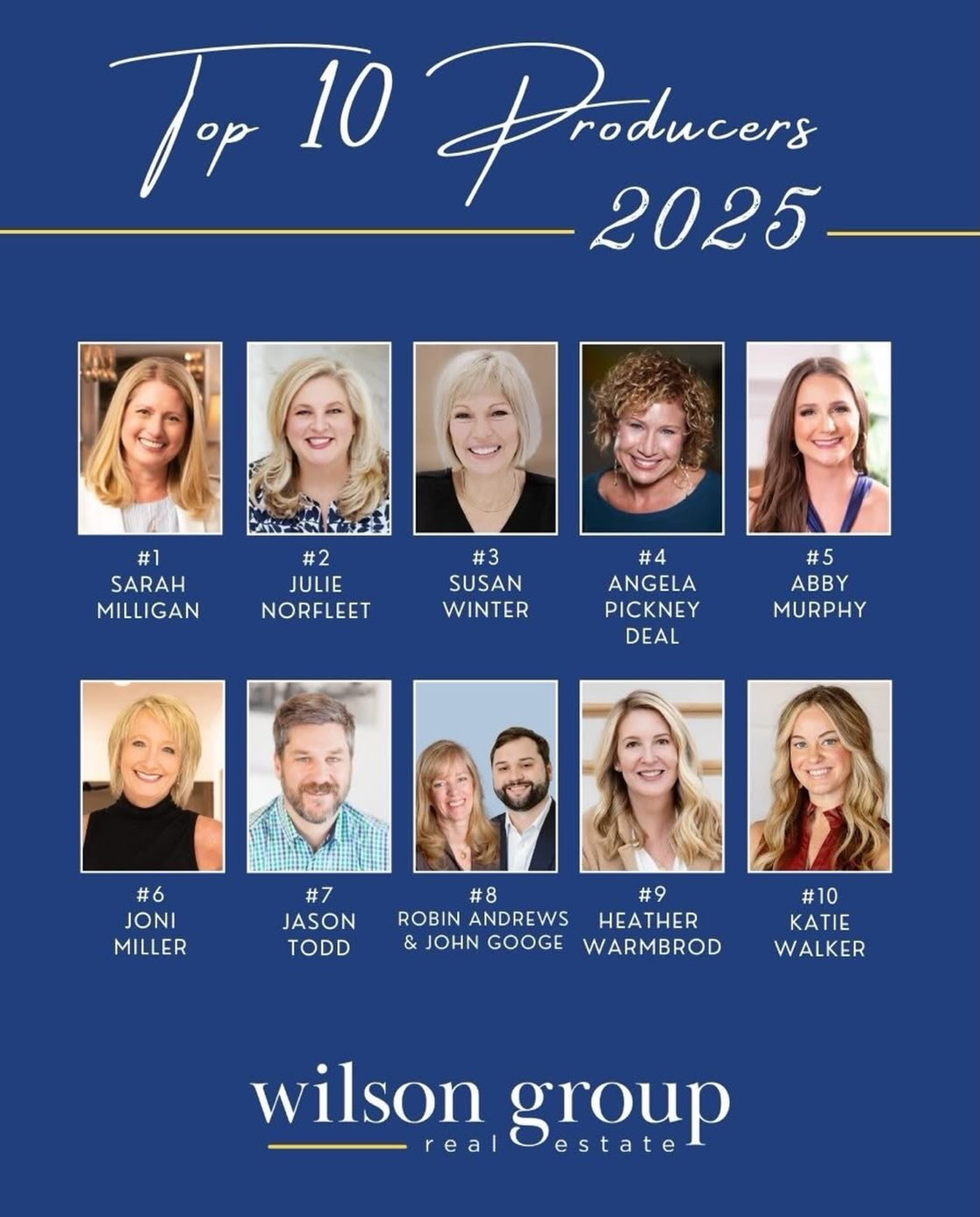 I am incredibly grateful and truly honored to be recognized as the #2 top-producing agent at The Wilson Group for 2025 🎉✨ This achievement means so much to me, as I never take the trust my clients place in me—lightly.
To my amazing clients, thank you for allowing me to be part of such important moments in your lives. 🏡💙 To my family and friends, thank you for your continued referrals and support—you are truly the heart of my business. I am humbled each and every time someone shares my name with a new client.
As always, I am here for anything you may need when it comes to real estate. Thank you all for being part of this journey with me. Cheers!
#nashville #nashvillerealestate #nashvillehomes #nashvillehomesforsale