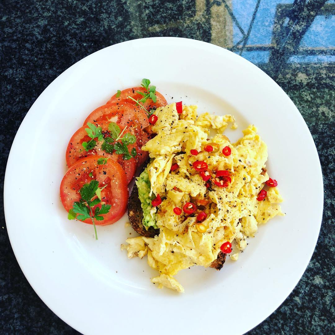 Breakfast after chest and tri’s. #foodporn #gayboys #foodie #foodphotography