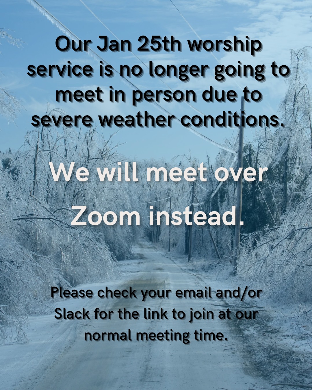 Due to severe weather conditions this weekend, Beloved Community Charlotte will meet over Zoom during our normal worship time.
Jan 25th at 5pm
Please check your email and/or Slack for the link.