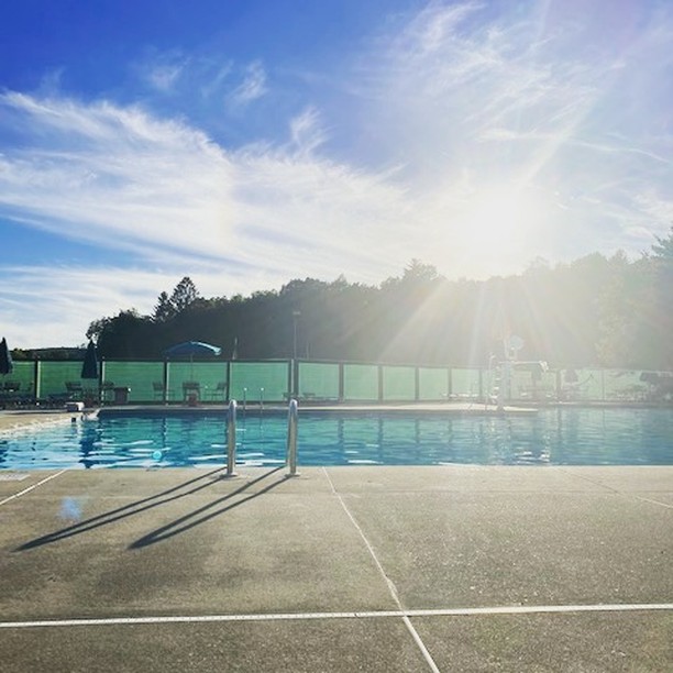 The final day at the pool this year was 9/10. If you know, ya know. See you next spring! #pmle