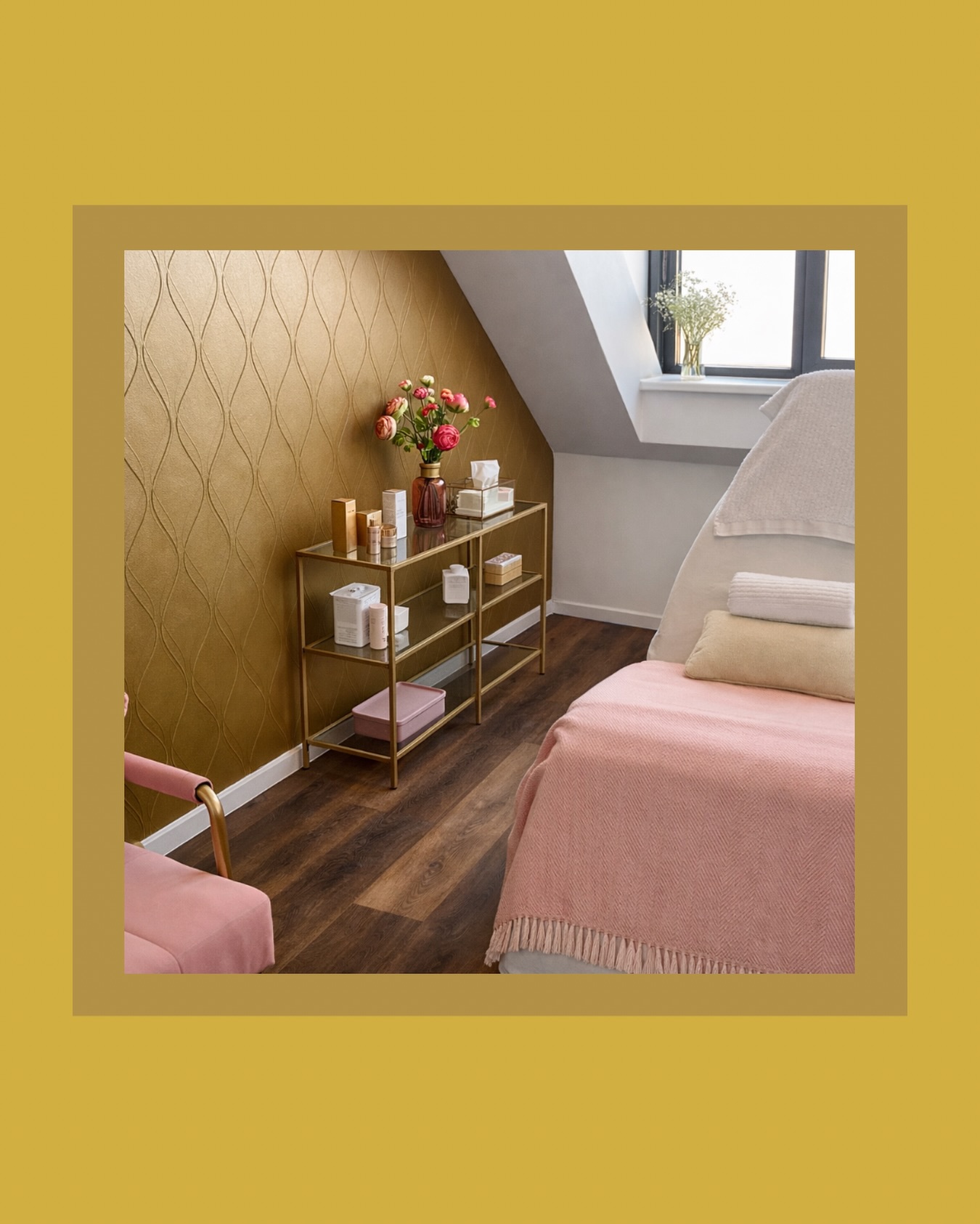 Das ist der Ort, an dem deine Haut zur Ruhe kommt.
Ich arbeite bewusst mit einem Konzept, das nicht „viel hilft viel“ bedeutet, sondern: gezielt, hautfreundlich, wirksam.
Dieser Raum steht für alles, was mir wichtig ist:
eine Behandlung, die dich runterholt, und Ergebnisse, die du siehst und fühlst. Ohne Hektik. Ohne Standardablauf. Sondern so, wie es zu deiner Haut und zu deinem Alltag passt.
Gerade in stressigen Phasen zeigt Haut sehr ehrlich, wie es uns geht. Und genau da setzt eine professionelle Behandlung an: Barriere stärken, Feuchtigkeit aufbauen, Reizfaktoren reduzieren, Glow zurückholen.
Wenn du unsicher bist, was deine Haut gerade braucht: Schreib mir „HAUT“, dann empfehle ich dir den besten Einstieg. Ach ja und wenn du magst sende ich dir auch einen Neukundengutschein im Wert von 25,- Euro.
#goldencirclebeauty #gesichtsbehandlung #kosmetikstudio #kosmetikbremen #hautbarriere feuchtigkeitspflege sensitiveskin skincarestudio skincarebremen beautyroutine hautpflegeberatung glowup wellbeing entspannung premiumkosmetik hautpflegeexpertin facialtreatment pflegekonzept meintime beautyritual