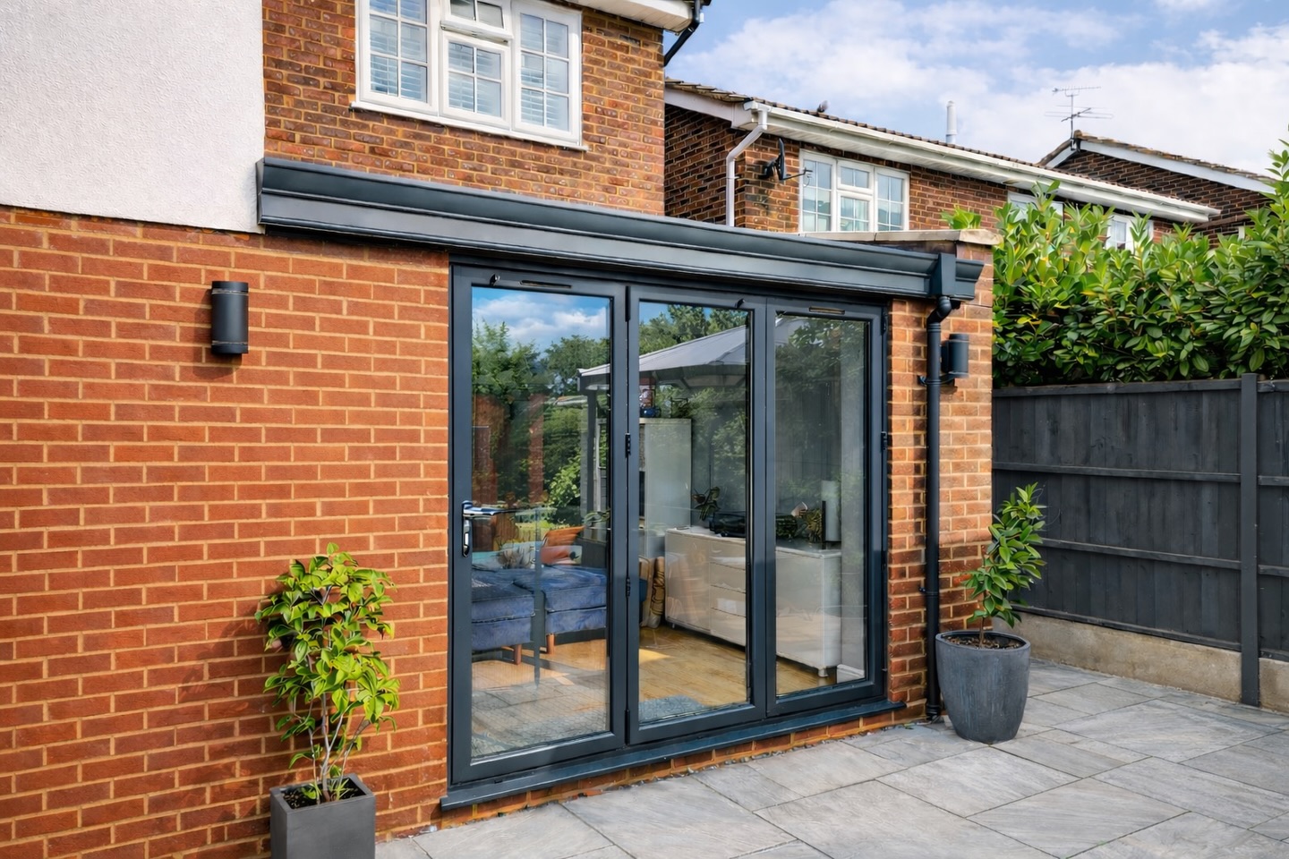 A carefully considered corner extension designed to improve light and connection to the garden.
Slim framed glazed doors were introduced to open the space up, allowing natural light to flow back into the home while maintaining a clean, well balanced external appearance. The extension sits comfortably within the existing brickwork, feeling integrated rather than added on.
Detailing and material choices were kept understated, with a focus on usability, longevity and how the space would be used day to day.
📍 Essex
📞 07734 256314
🌐 www.ecobuilders.green
#EcoBuilders #CornerExtension #RearExtension #HomeImprovement #EssexBuilders