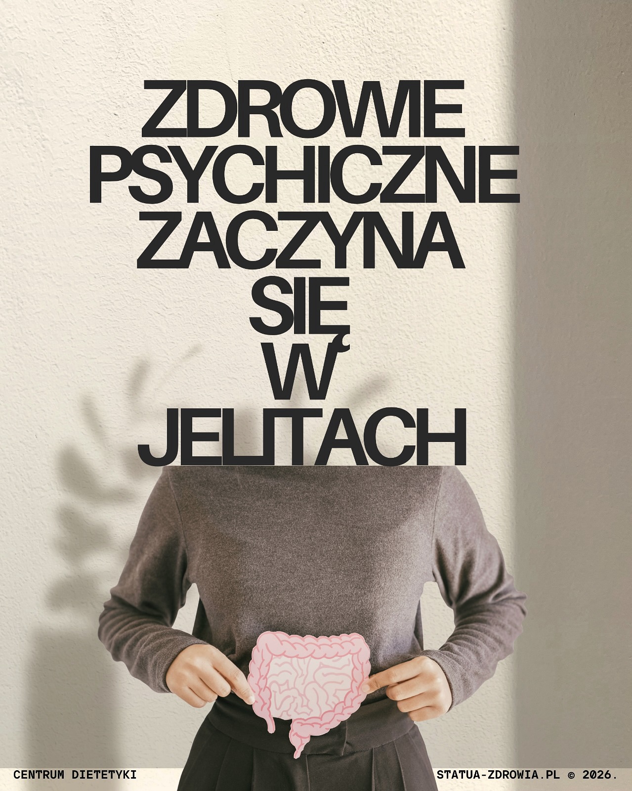 Czy słyszałeś kiedyś, że jelita to nasz drugi mózg? 🧠 Tak! To prawda. Jelita to centrum zdrowia, ich zaburzona praca ma wpływ na odporność, hormony, regulację stanu zapalnego, Twoją wagę, Twoje szczęście… 🙃 czy to za mało aby w końcu o nie zadbać? 😎